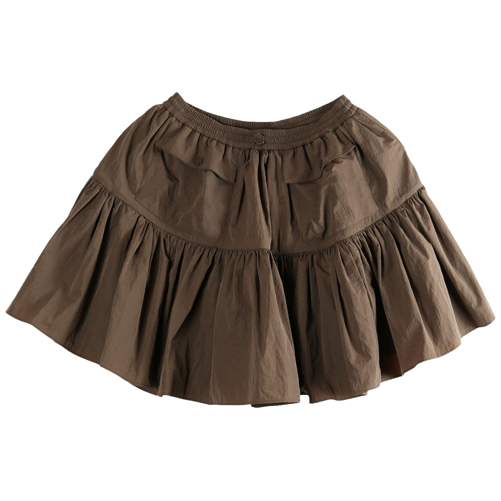 Pre-owned Cecilie Bahnsen Blair Skirt 'brown' | Women's Size 8
