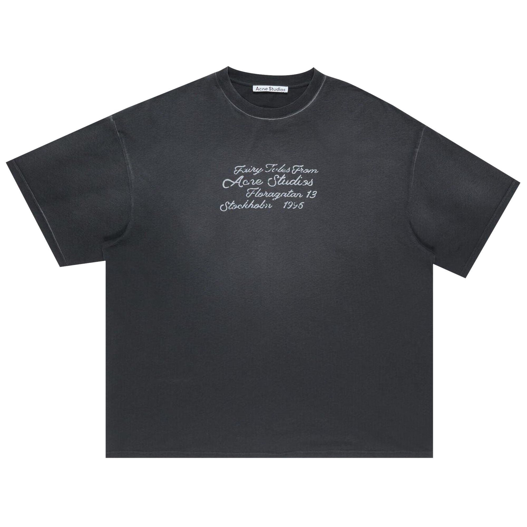 Pre-owned Acne Studios Relaxed Logo T-shirt 'black' | Women's Size S