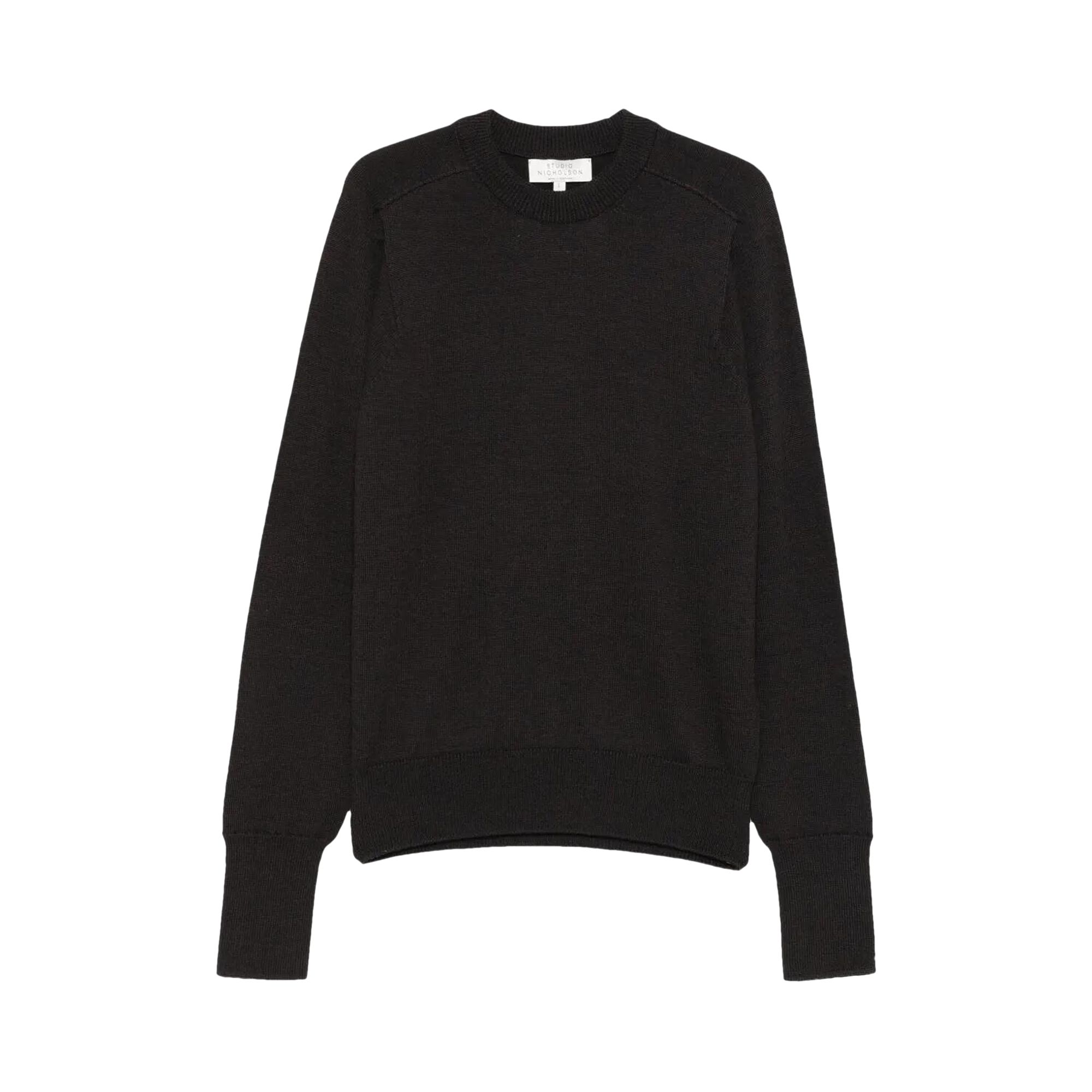 Pre-owned Studio Nicholson Crew Neck Jumper 'walnut' | Brown | Men's Size M