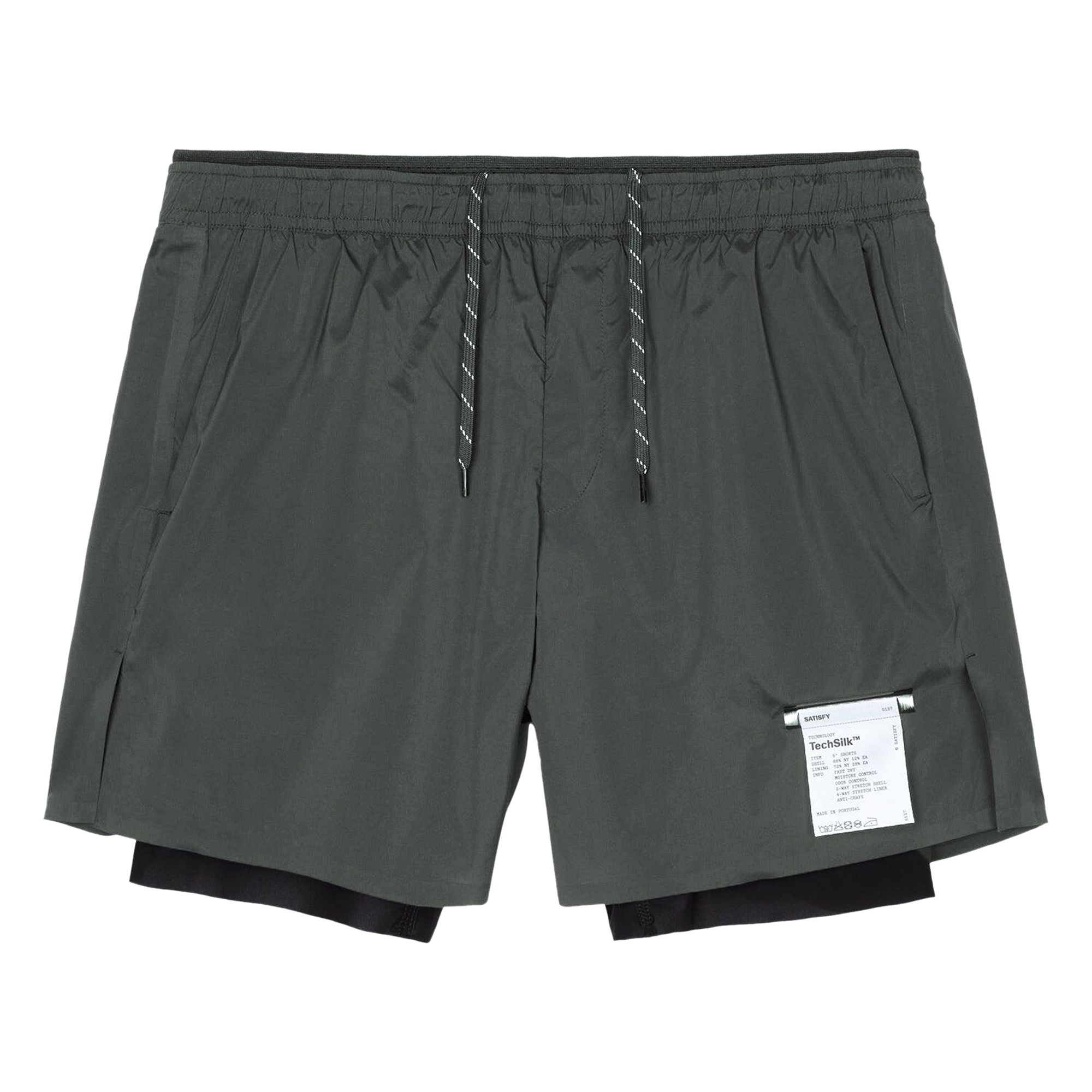 Pre-owned Satisfy Coffeethermal 8" Shorts 'raven' | Brown | Men's Size L