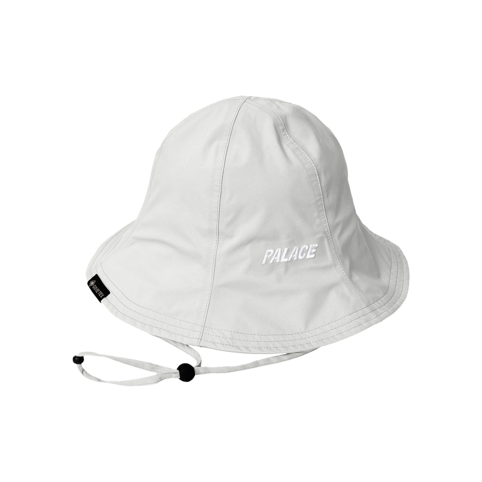 Pre-owned Palace Gore-tex Rn 3l Tulip Bucket 'cloud' | White | Men's Size L/xl