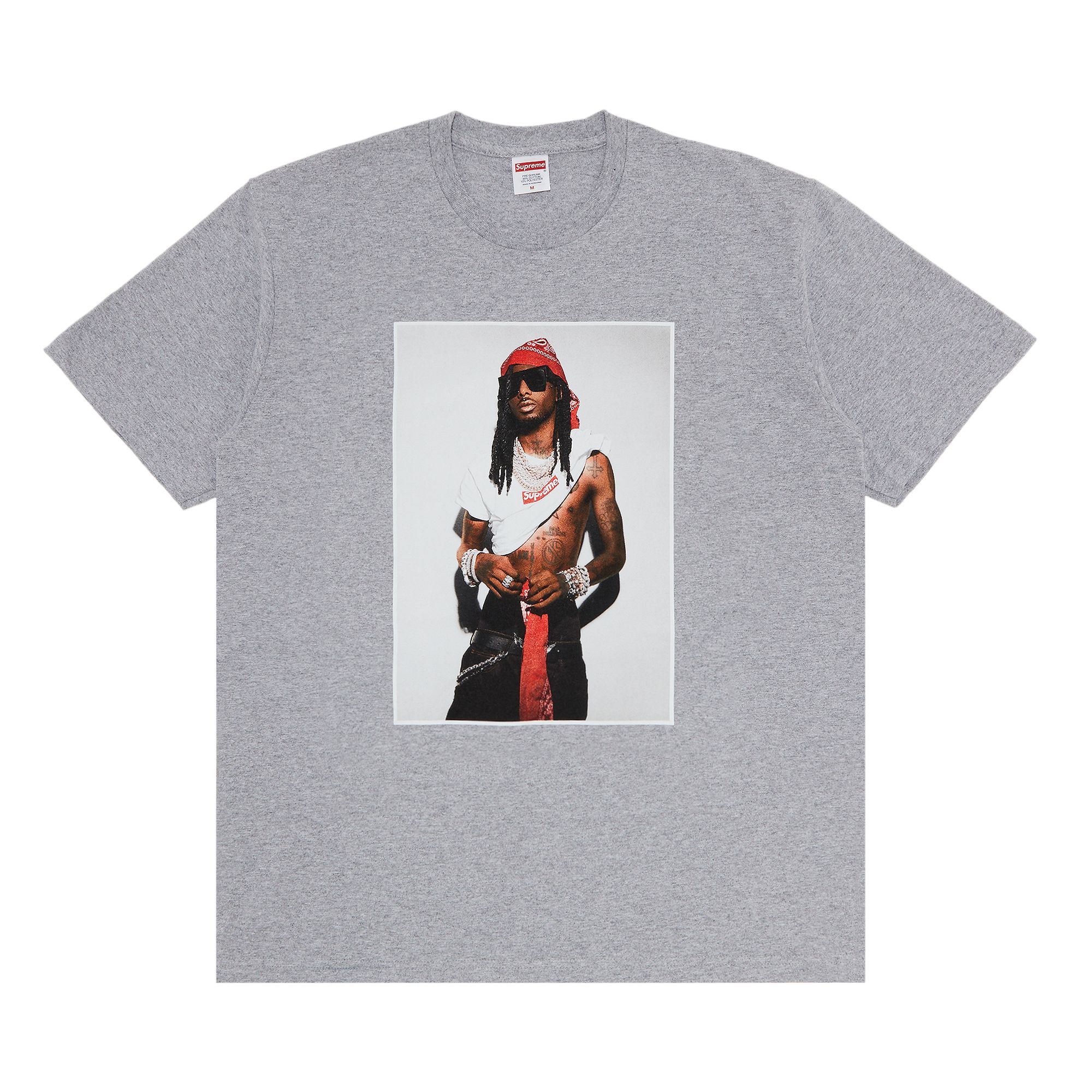 Pre-owned Supreme Playboi Carti Tee 'heather Grey' | Men's Size Xxl In Gray