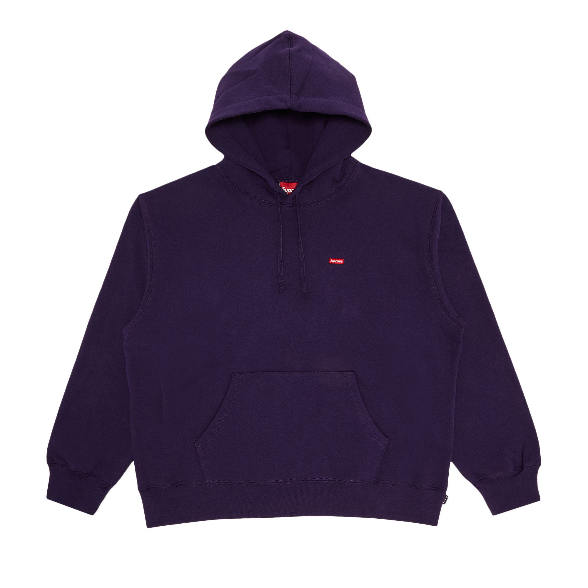 Pre-owned Supreme Small Box Hooded Sweatshirt 'dark Purple' | Men's Size M