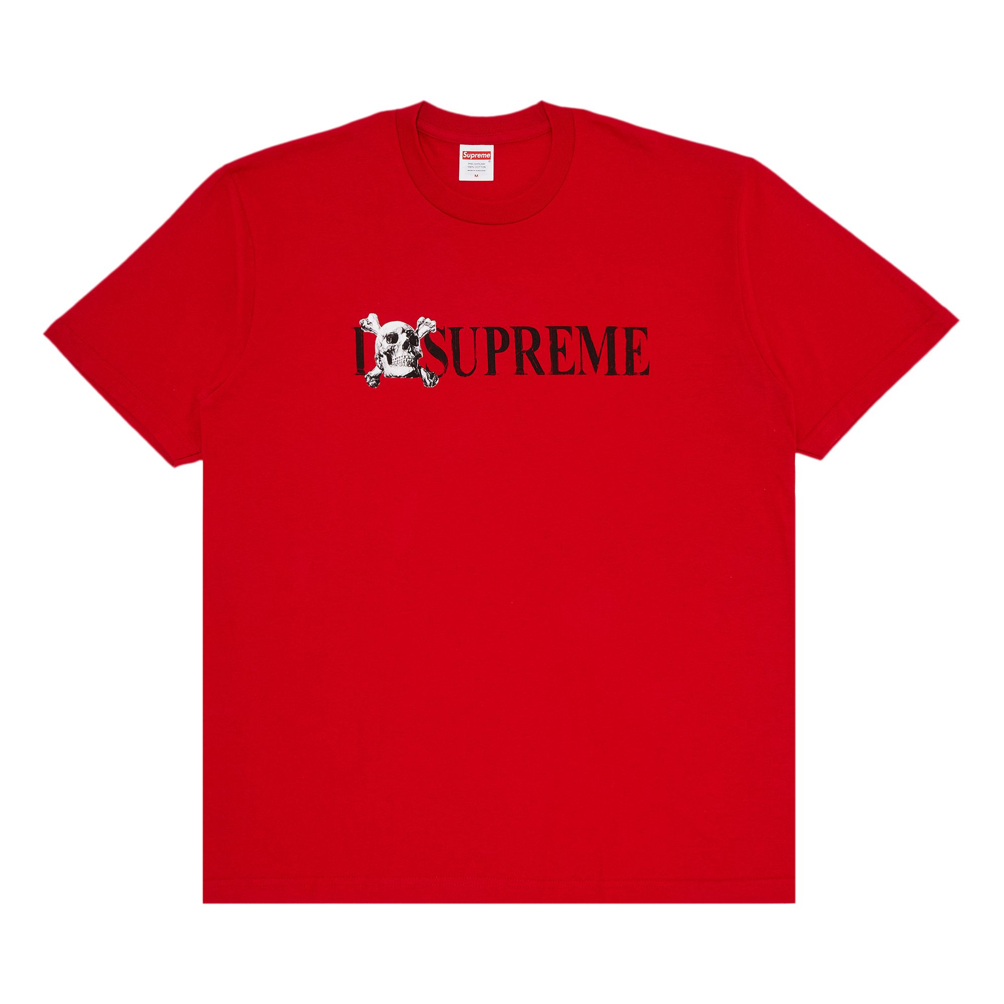 Pre-owned Supreme Skull Tee 'red' | Men's Size S