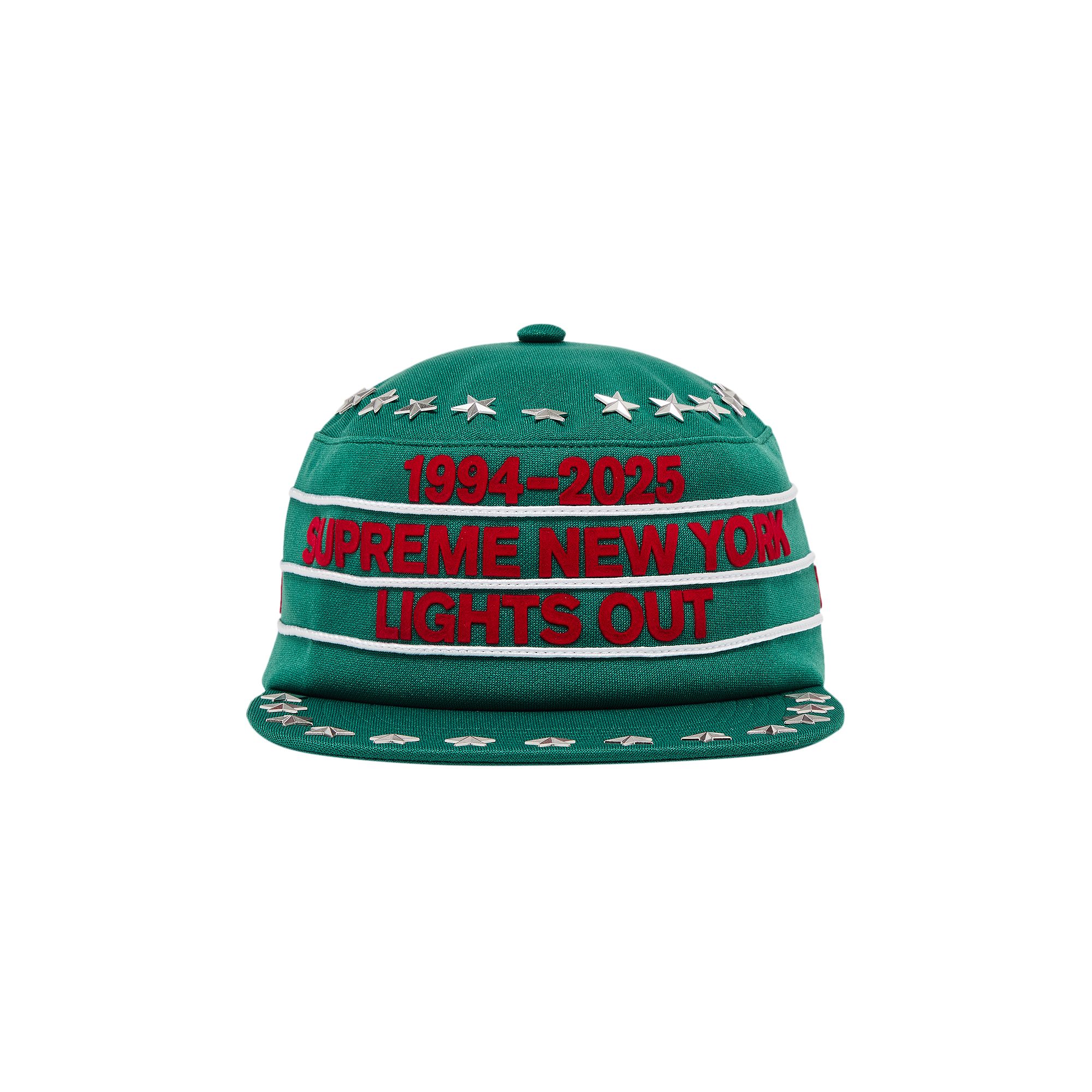 Pre-owned Supreme Stars Studded Pillbox Hat 'dark Green' | Men's Size Onesize