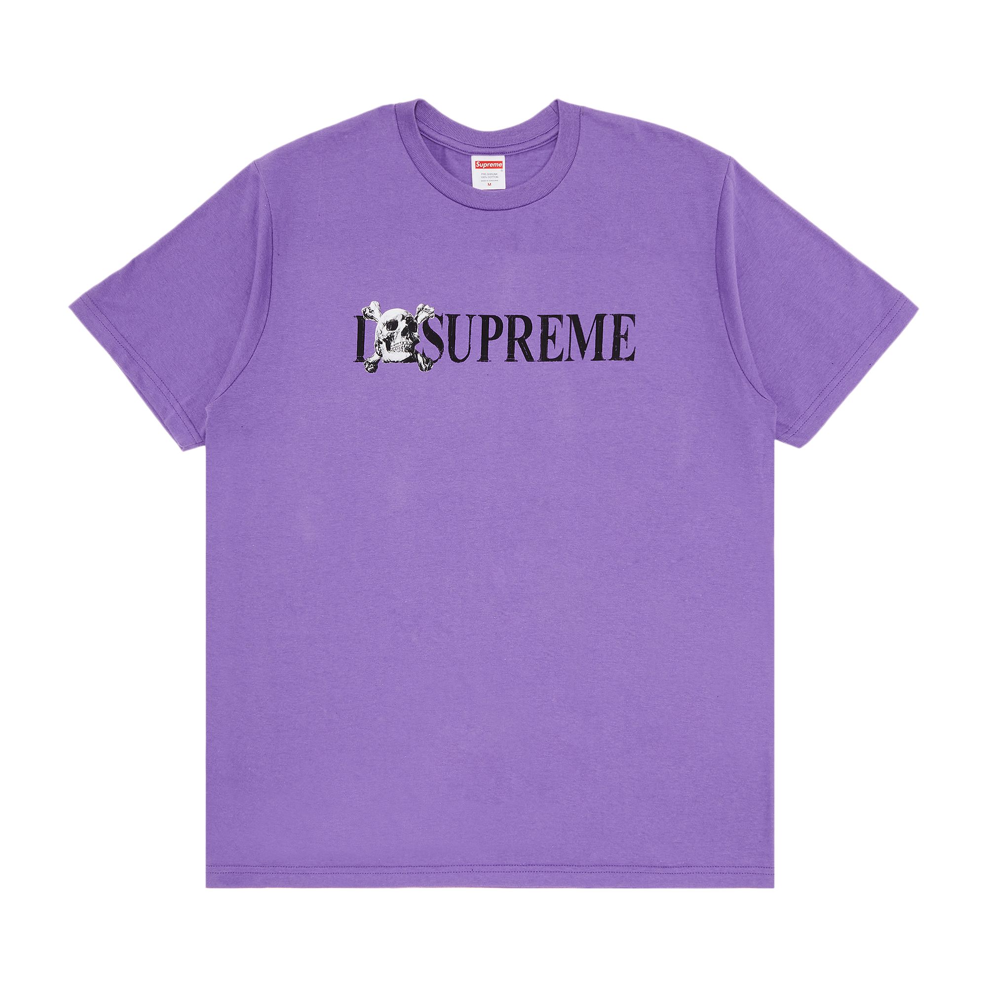 Pre-owned Supreme Skull Tee 'purple' | Men's Size Xxl