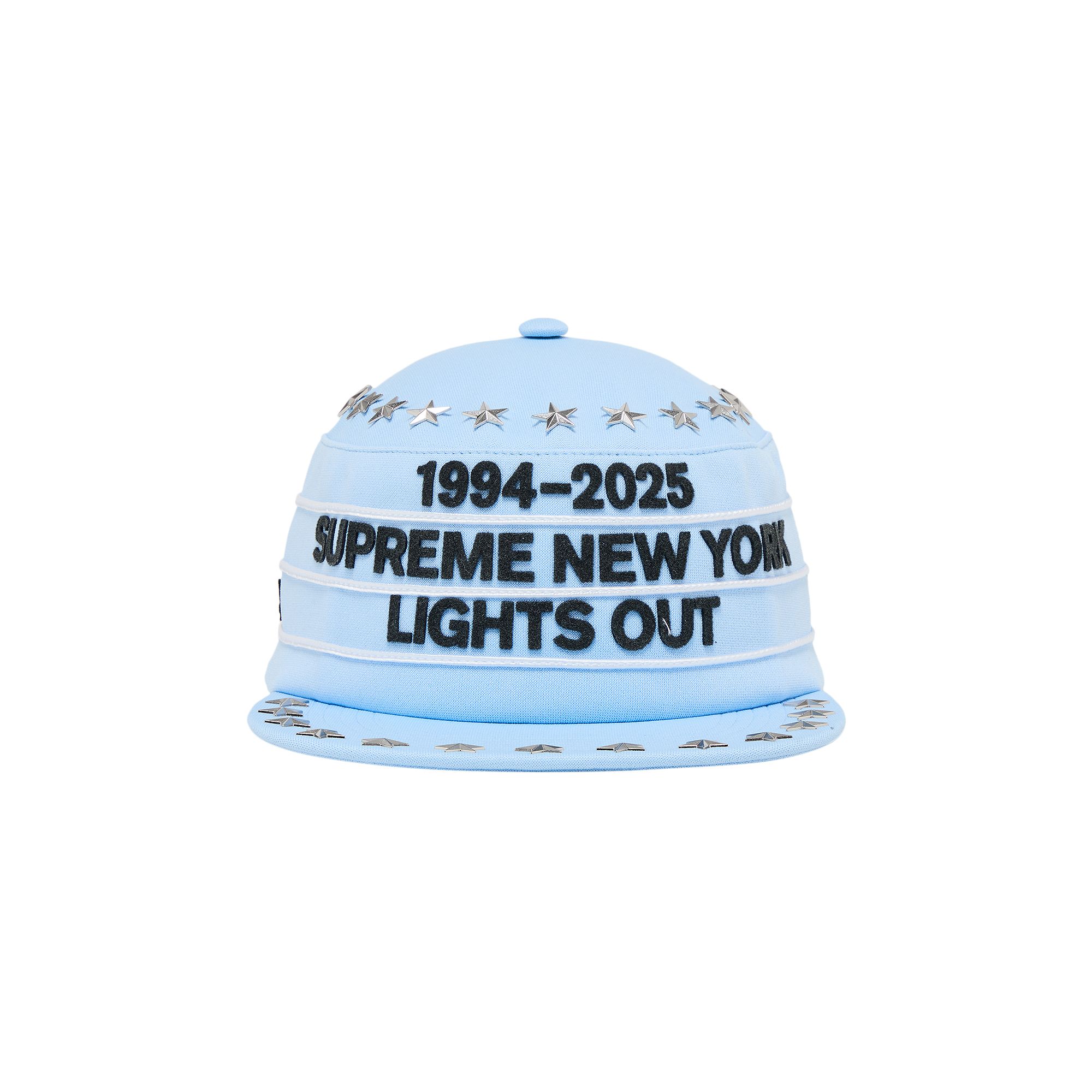 Pre-owned Supreme Stars Studded Pillbox Hat 'light Blue' | Men's Size Onesize
