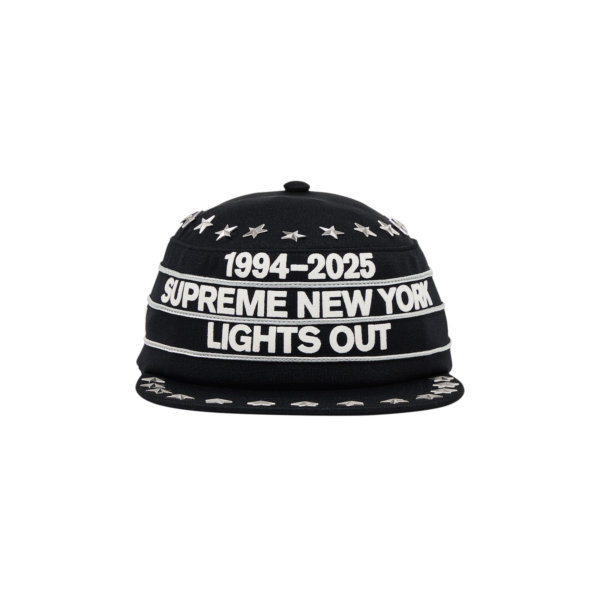 Pre-owned Supreme Stars Studded Pillbox Hat 'black' | Men's Size Onesize