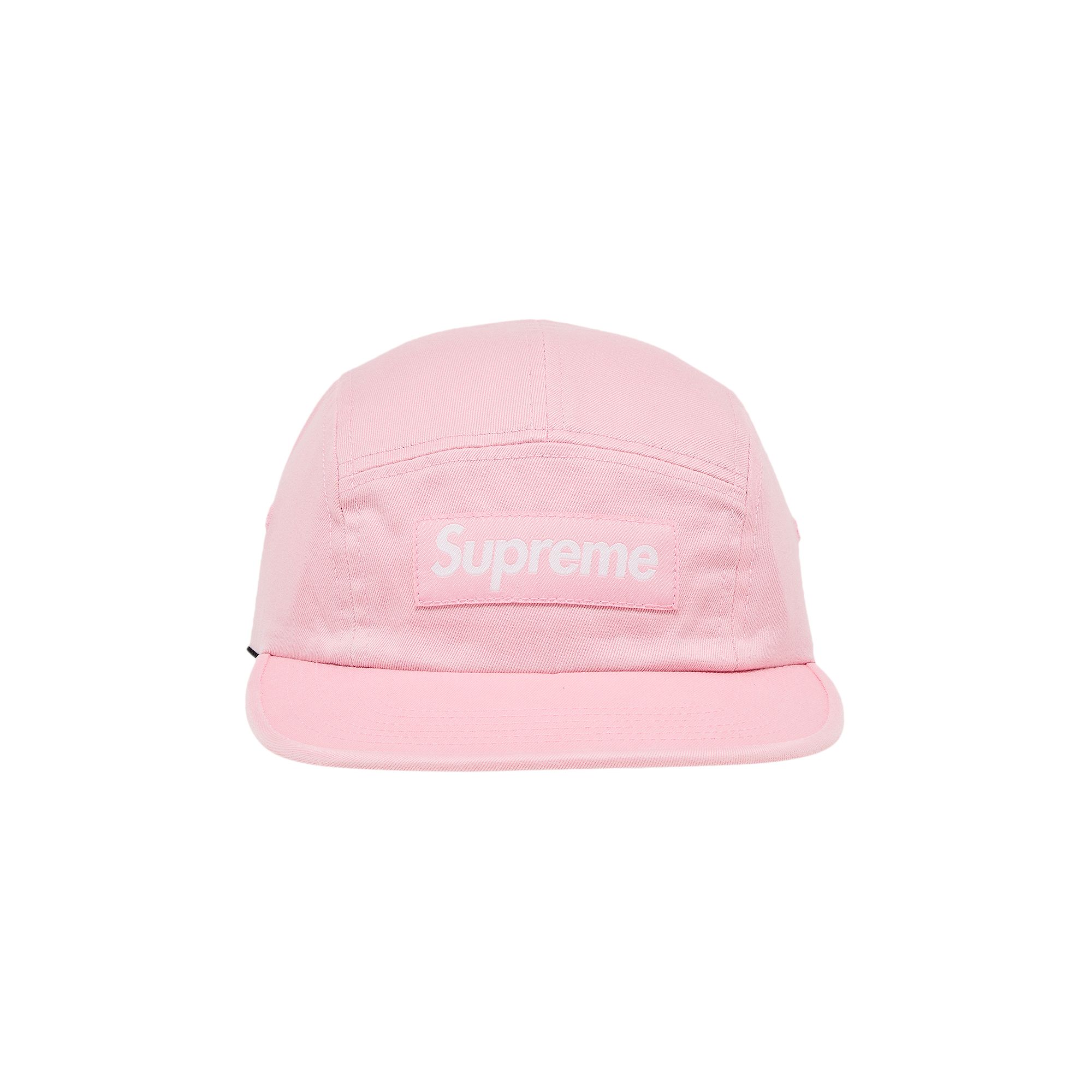 Pre-owned Supreme Washed Chino Twill Camp Cap 'pink' | Men's Size Onesize