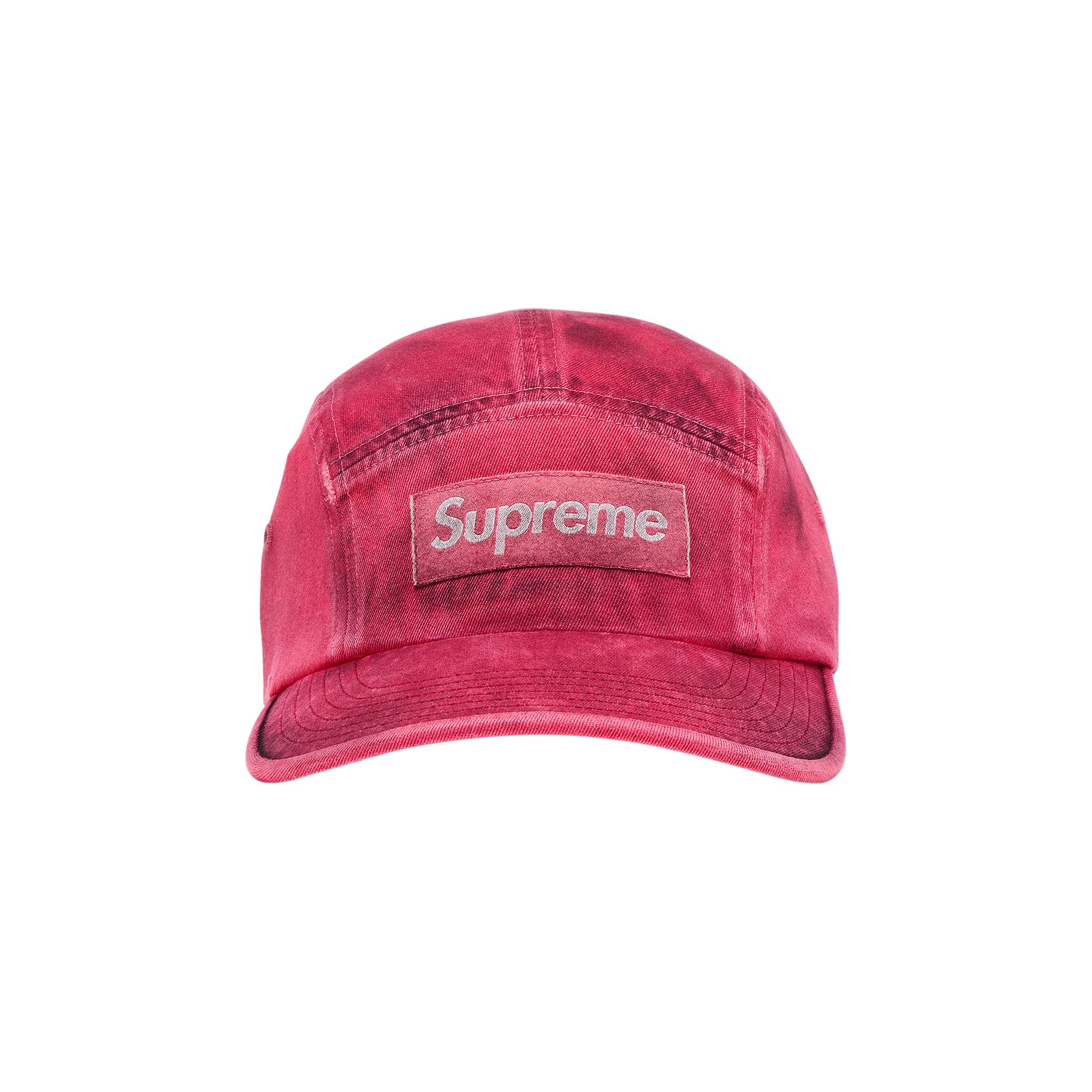 Pre-owned Supreme Overdyed Camp Cap 'red' | Men's Size Onesize