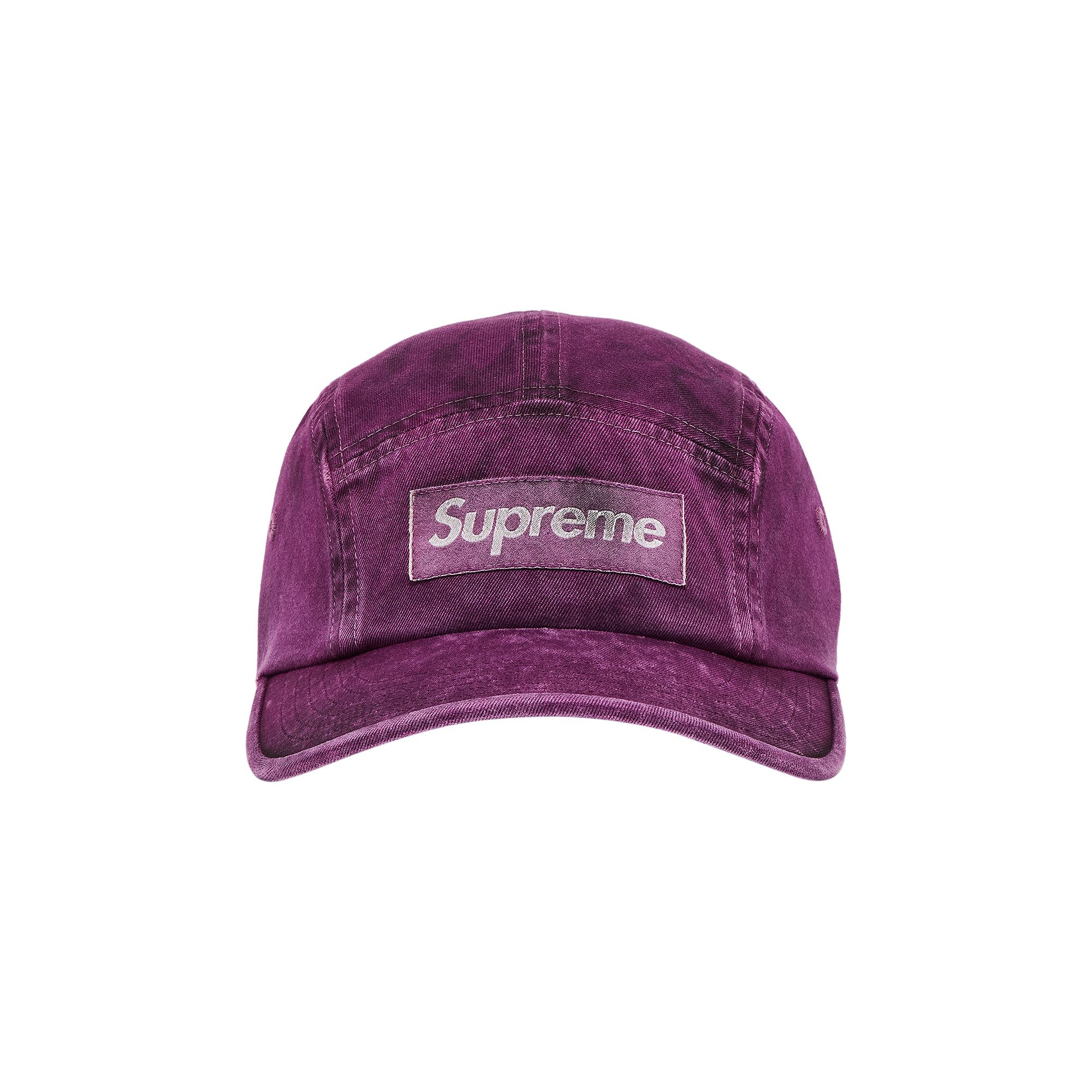 Pre-owned Supreme Overdyed Camp Cap 'plum' | Purple | Men's Size Onesize