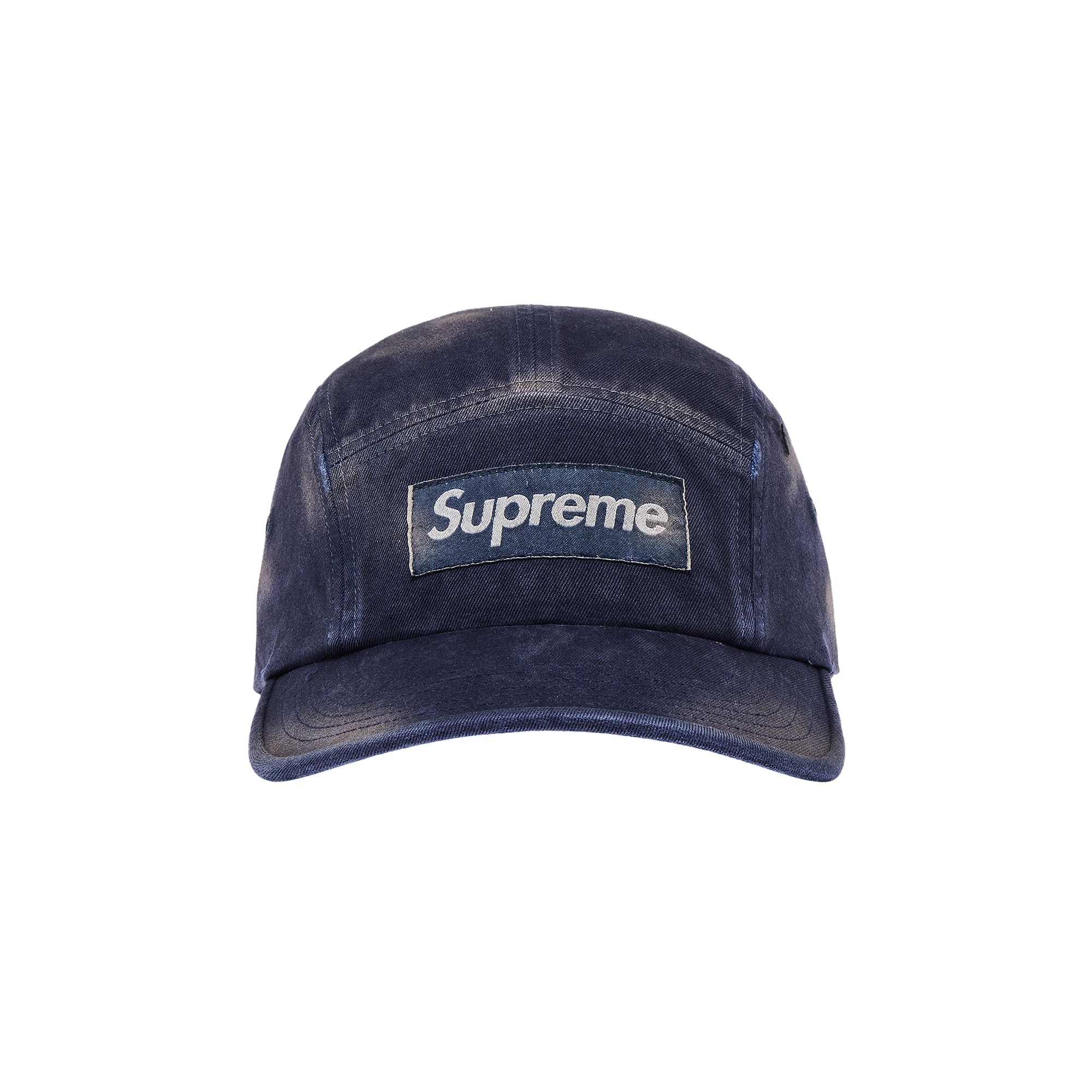 Pre-owned Supreme Overdyed Camp Cap 'navy' | Blue | Men's Size Onesize