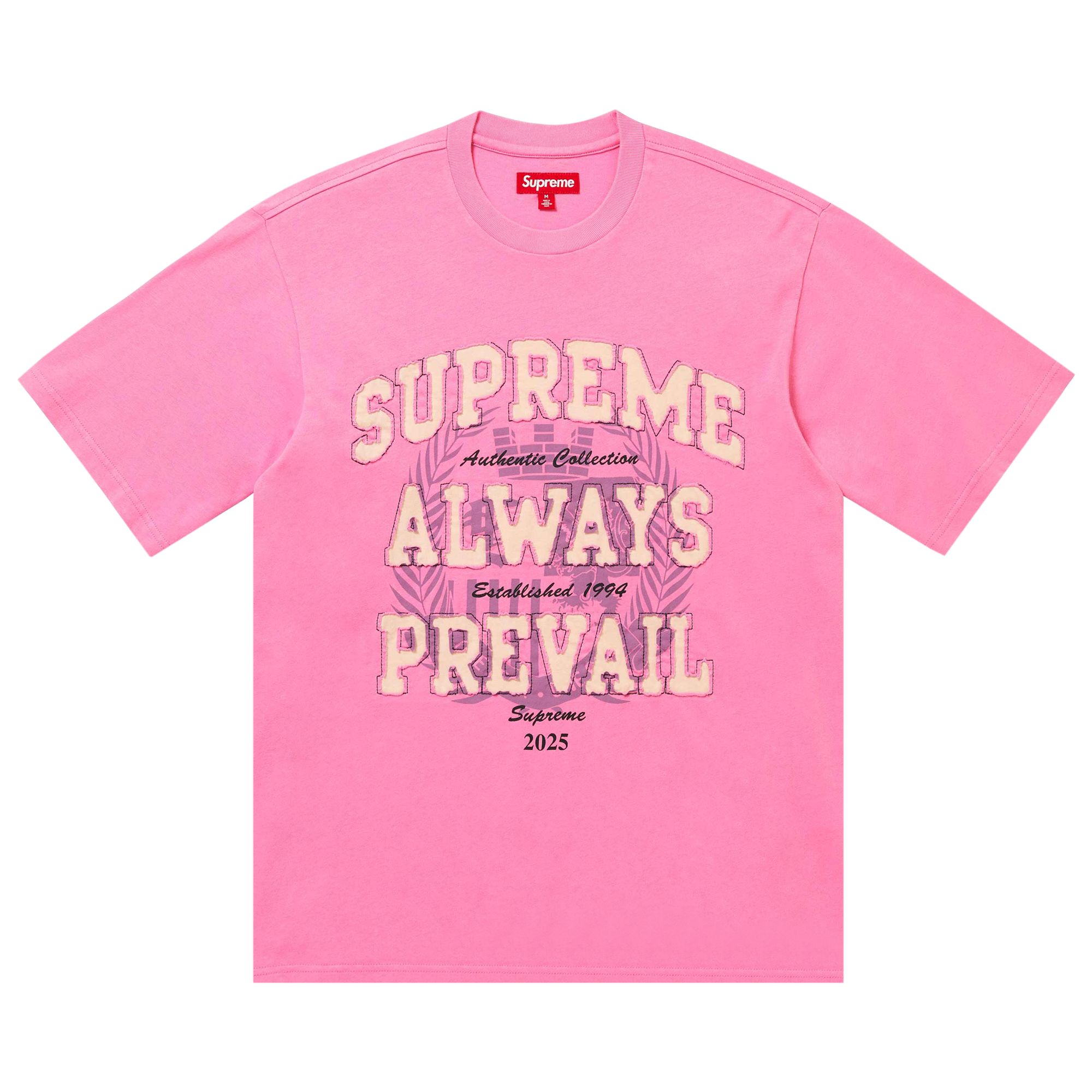 Pre-owned Supreme Always Prevail Short-sleeve Top 'pink' | Men's Size Xl