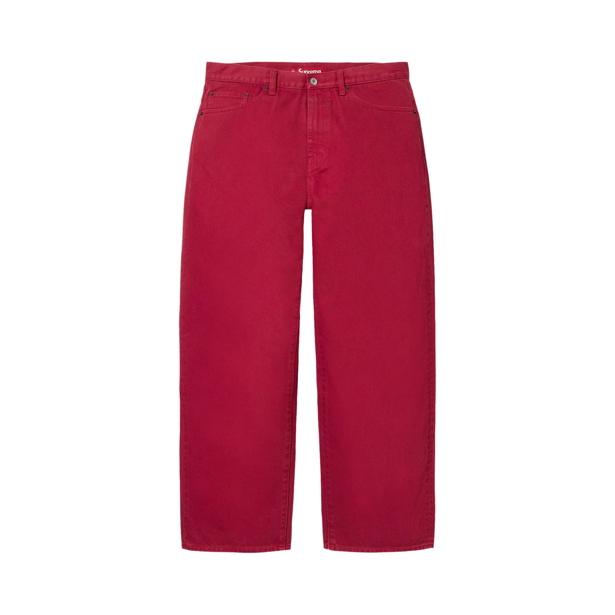 Pre-owned Supreme Baggy Jean 'red' | Men's Size 30