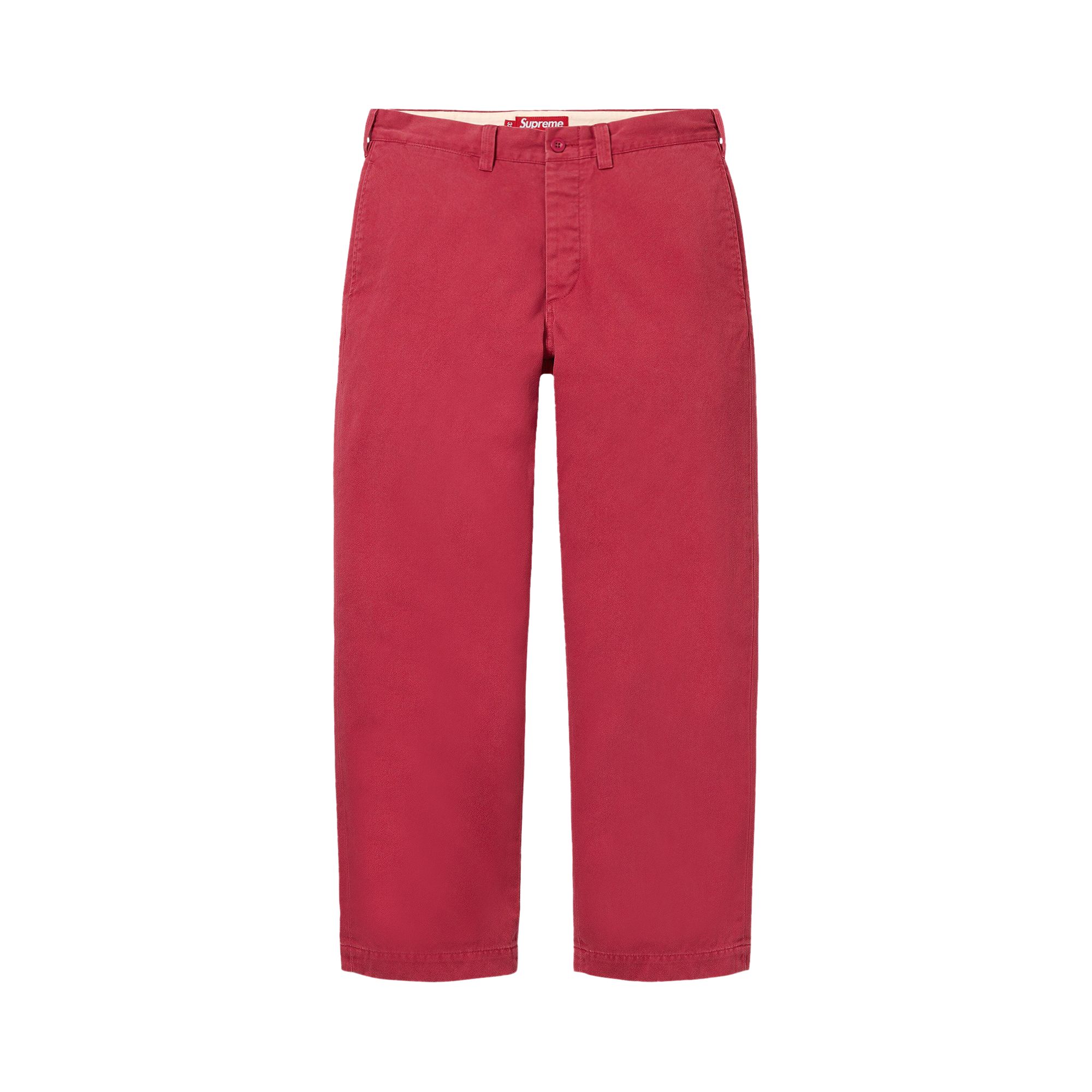 Pre-owned Supreme Chino Pant 'red' | Men's Size 30