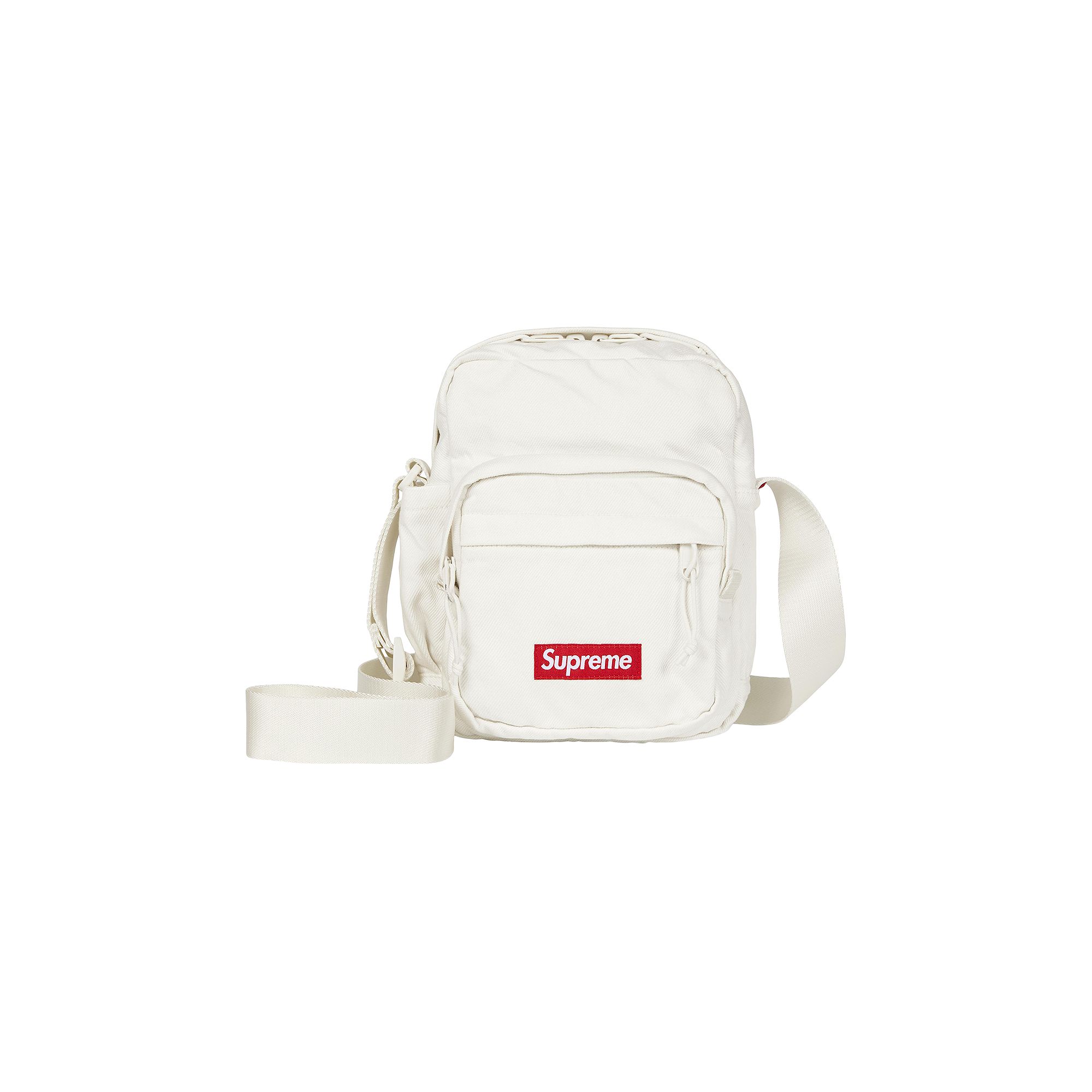 Pre-owned Supreme Denim Shoulder Bag 'white' | Men's Size Onesize
