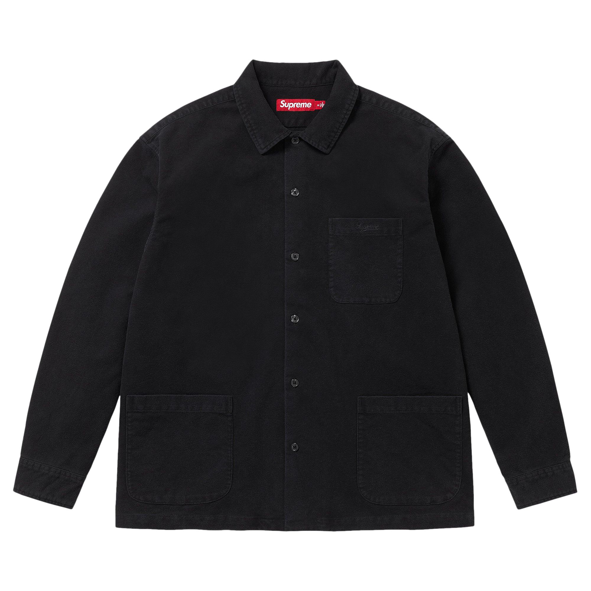 Pre-owned Supreme Flannel Pajama Shirt 'black' | Men's Size L