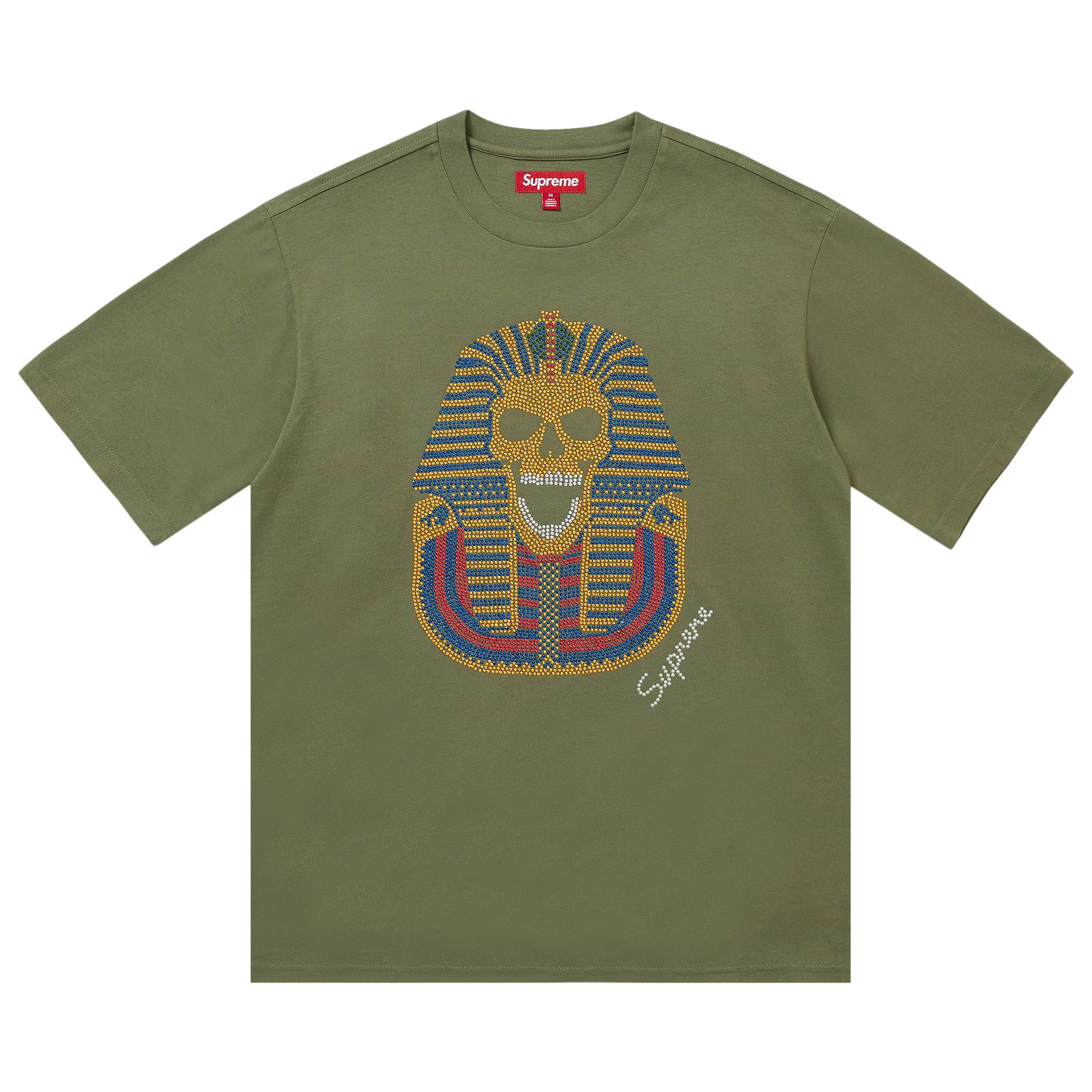 Pre-owned Supreme King Tut Short-sleeve Top 'olive' | Green | Men's Size S