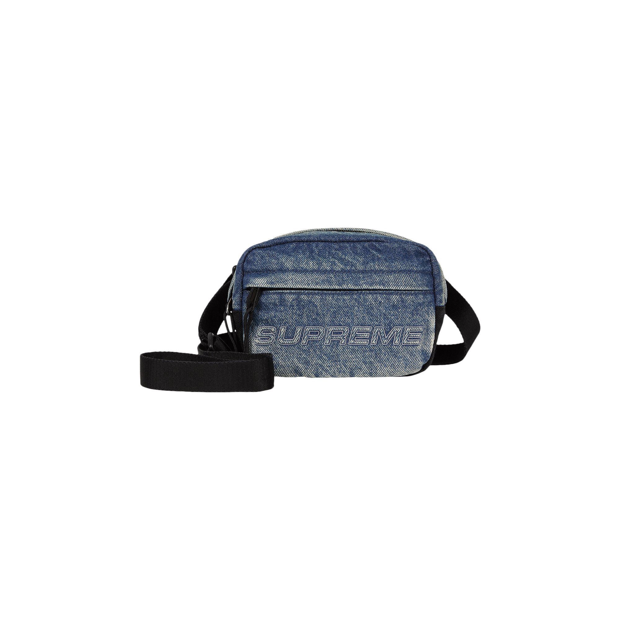 Pre-owned Supreme Denim Mini Shoulder Bag 'washed Indigo' | Blue | Men's Size Onesize