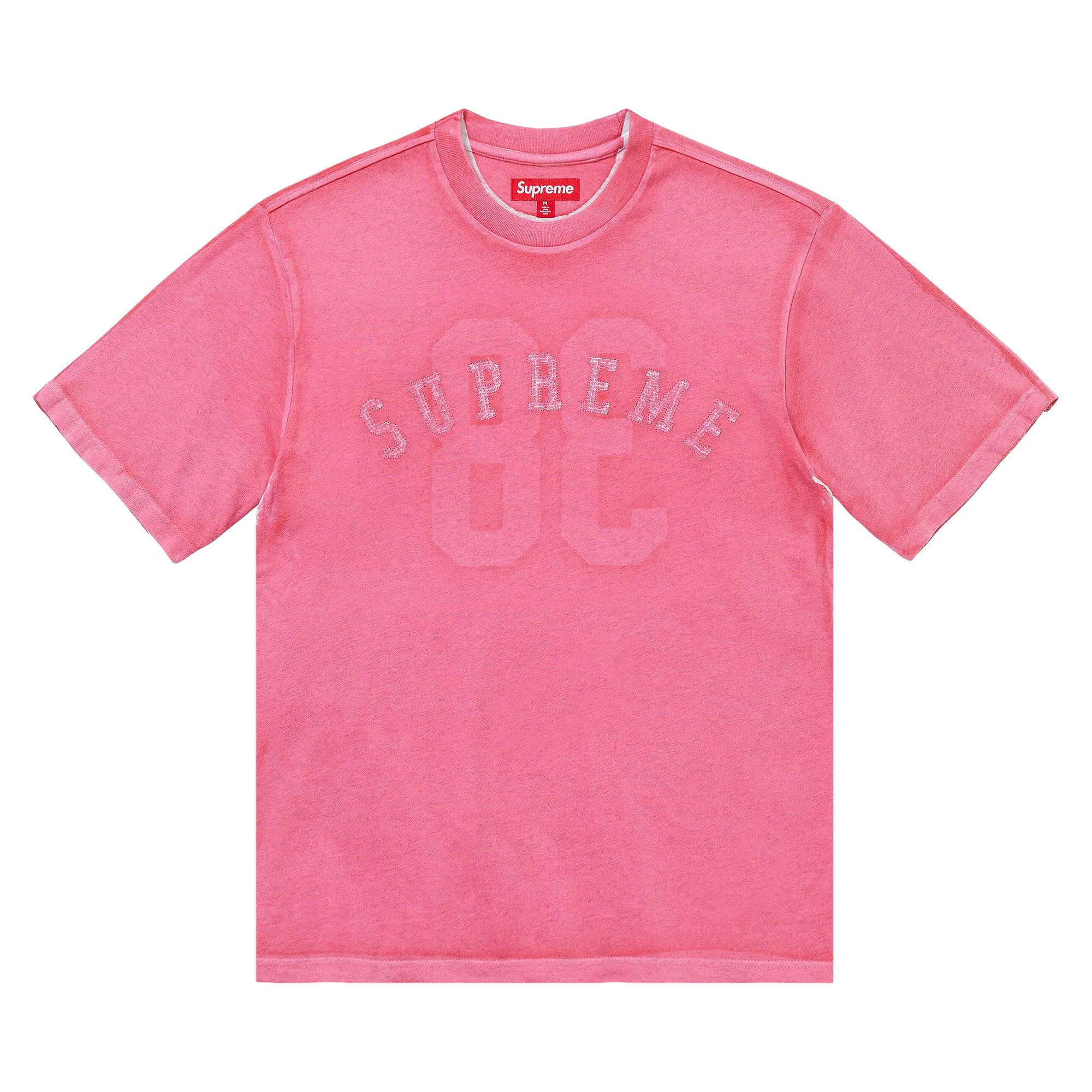 Pre-owned Supreme Overprint Short-sleeve Top 'magenta' | Pink | Men's Size M