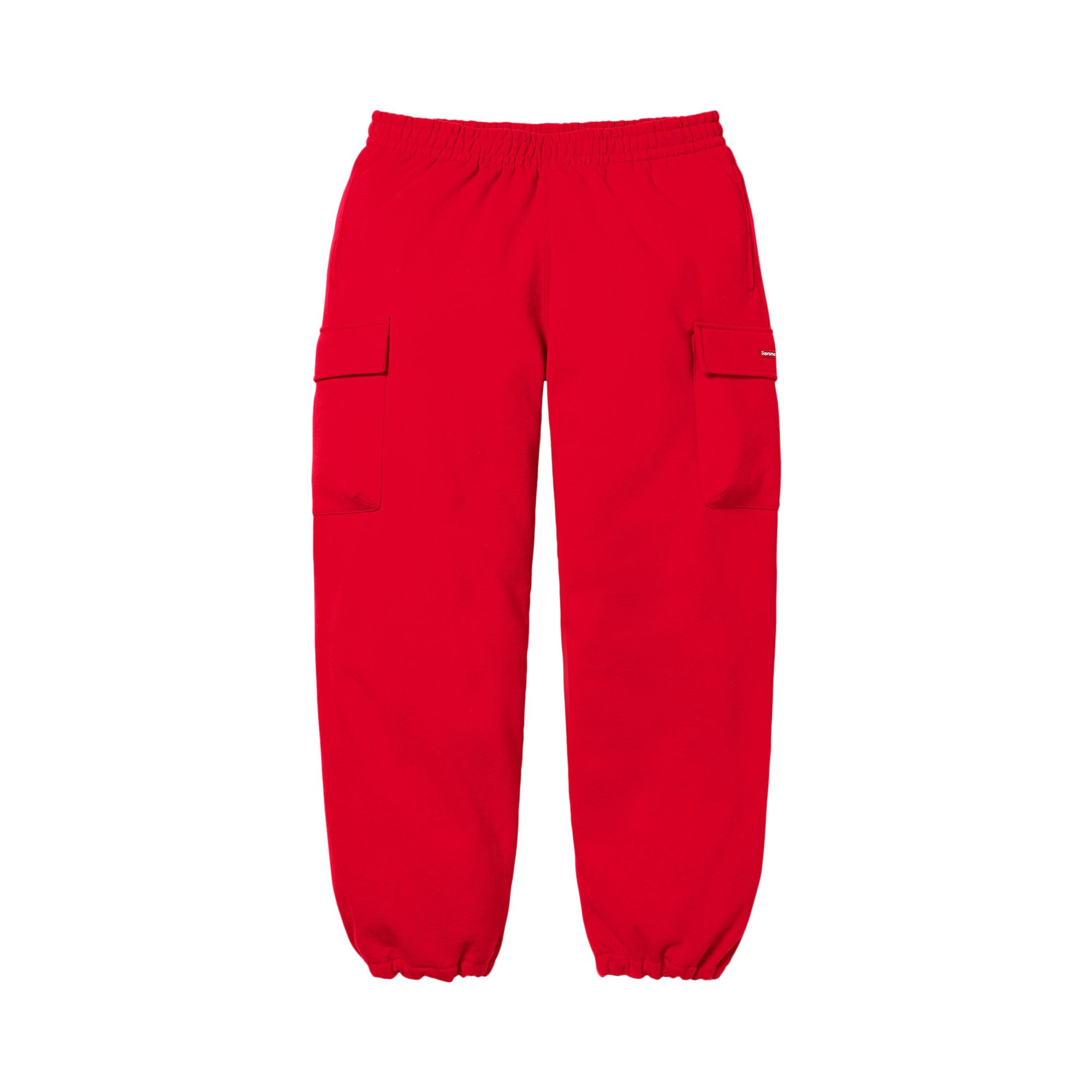 Pre-owned Supreme Small Box Cargo Sweatpant 'red' | Men's Size L