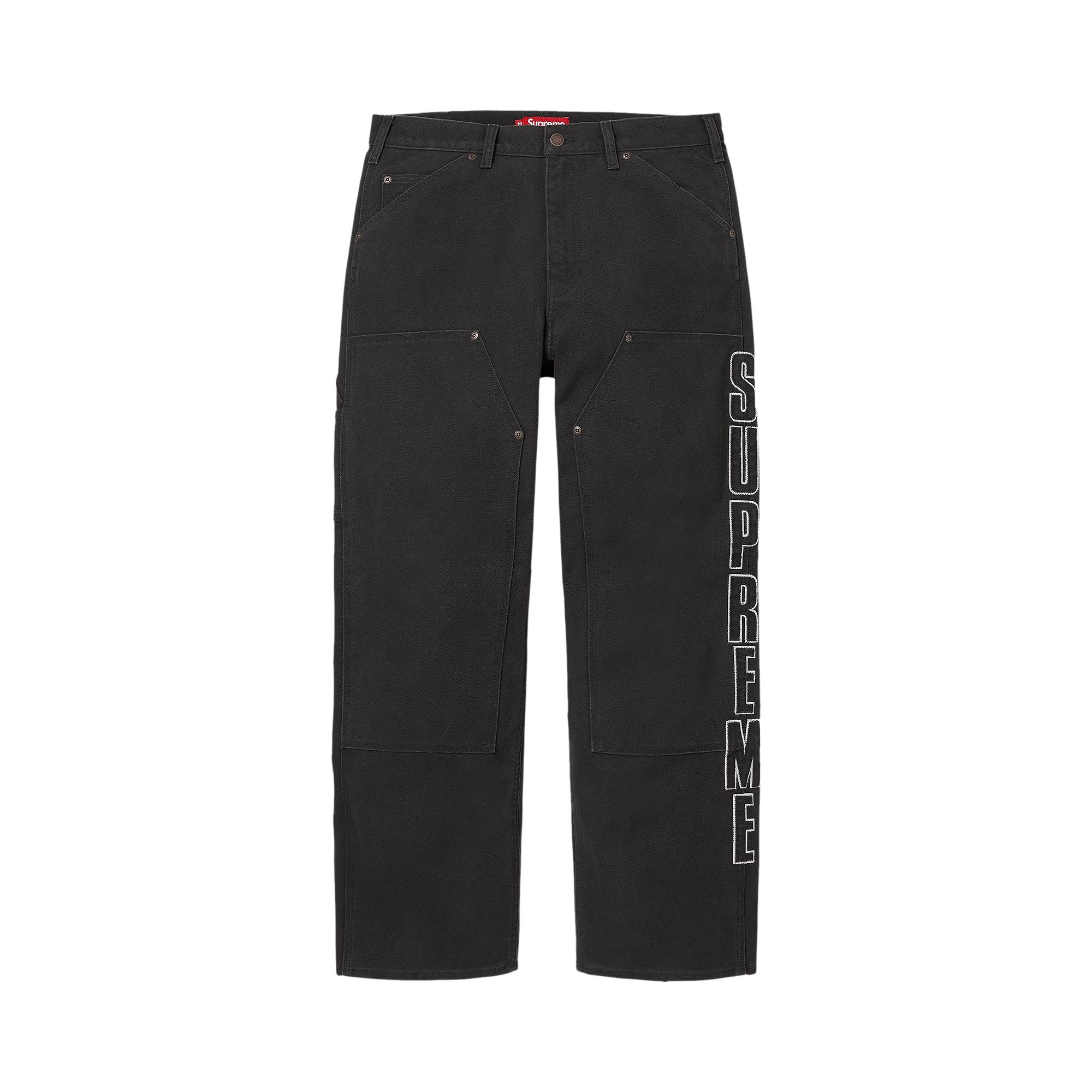 Pre-owned Supreme Reflective Double Knee Pant 'black' | Men's Size 32