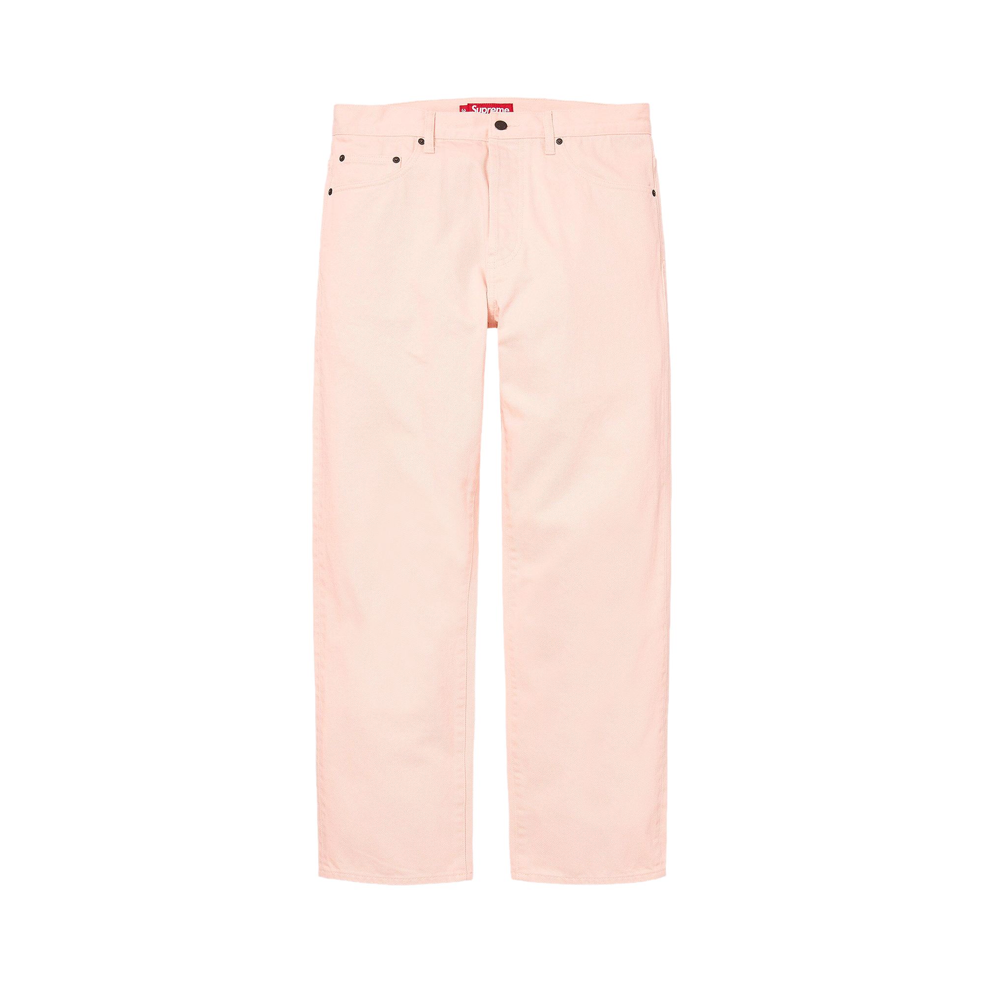 Pre-owned Supreme Regular Jean 'pale Pink' | Men's Size 30