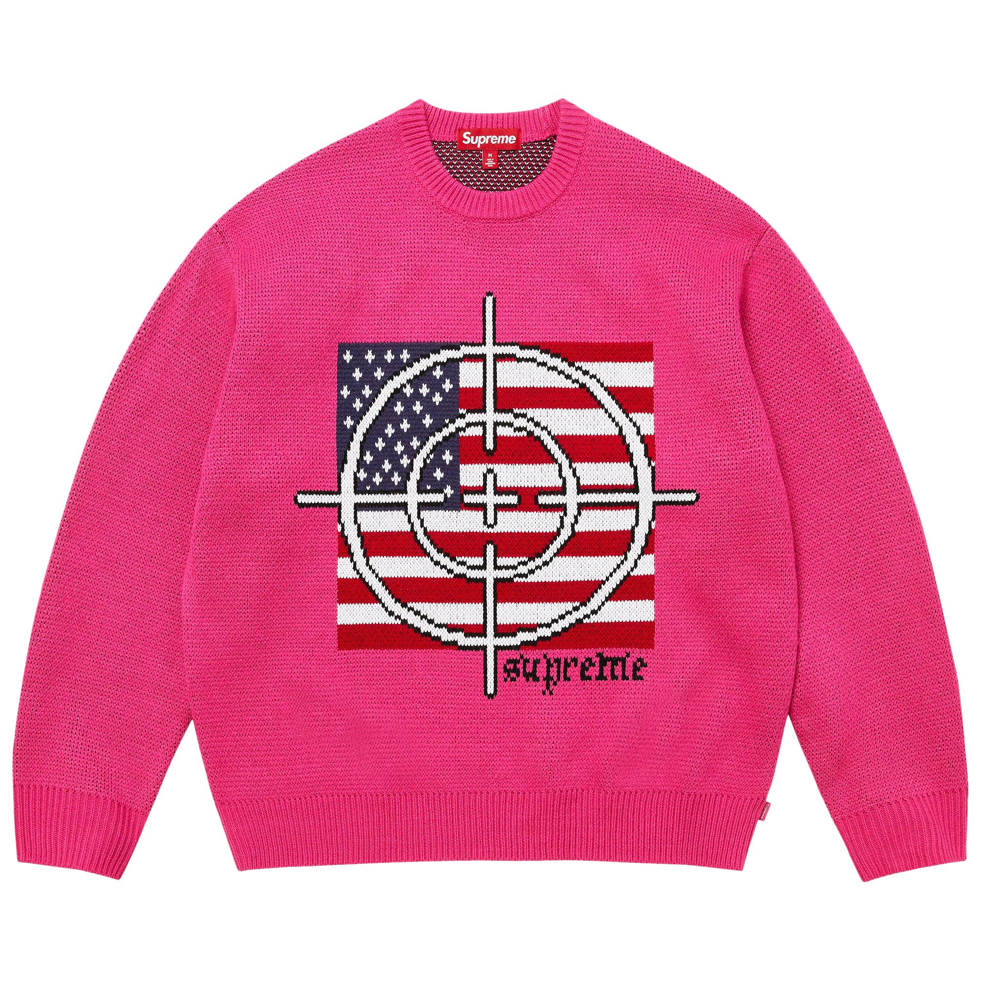 Pre-owned Supreme Target Sweater 'pink' | Men's Size L