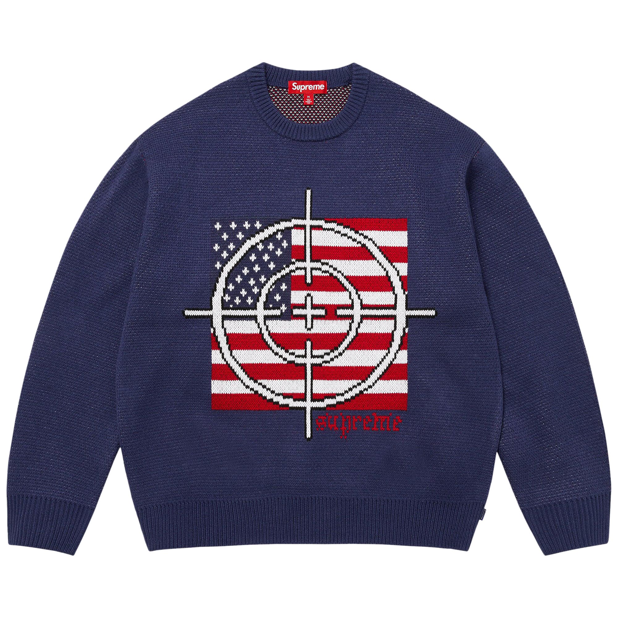 Pre-owned Supreme Target Sweater 'navy' | Blue | Men's Size L