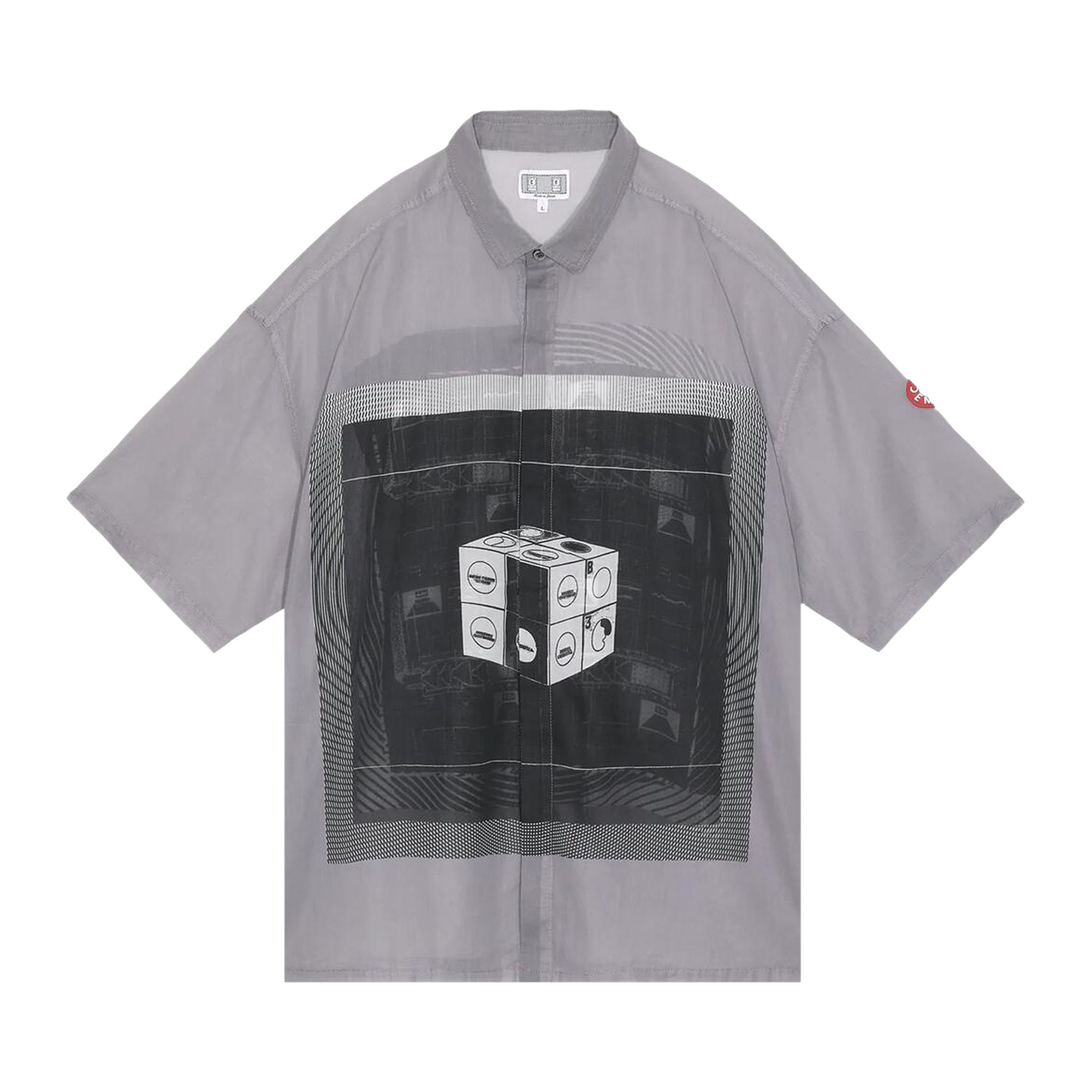 Pre-owned Cav Empt Vh Acerbio Sleeve Shirt 'charcoal' | Tan | Men's Size Xl In Brown