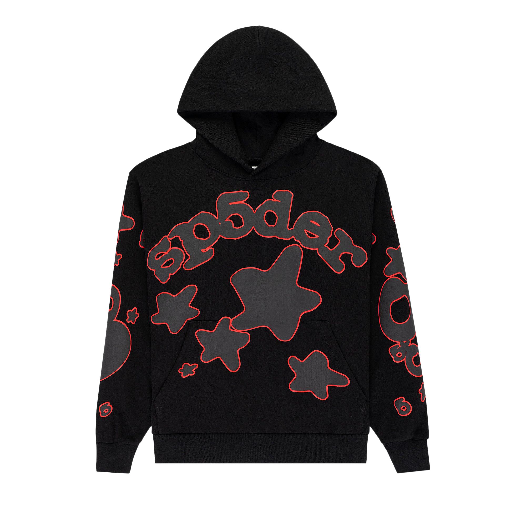 Pre-owned Sp5der Beluga Outline Hoodie 'black' | Men's Size L