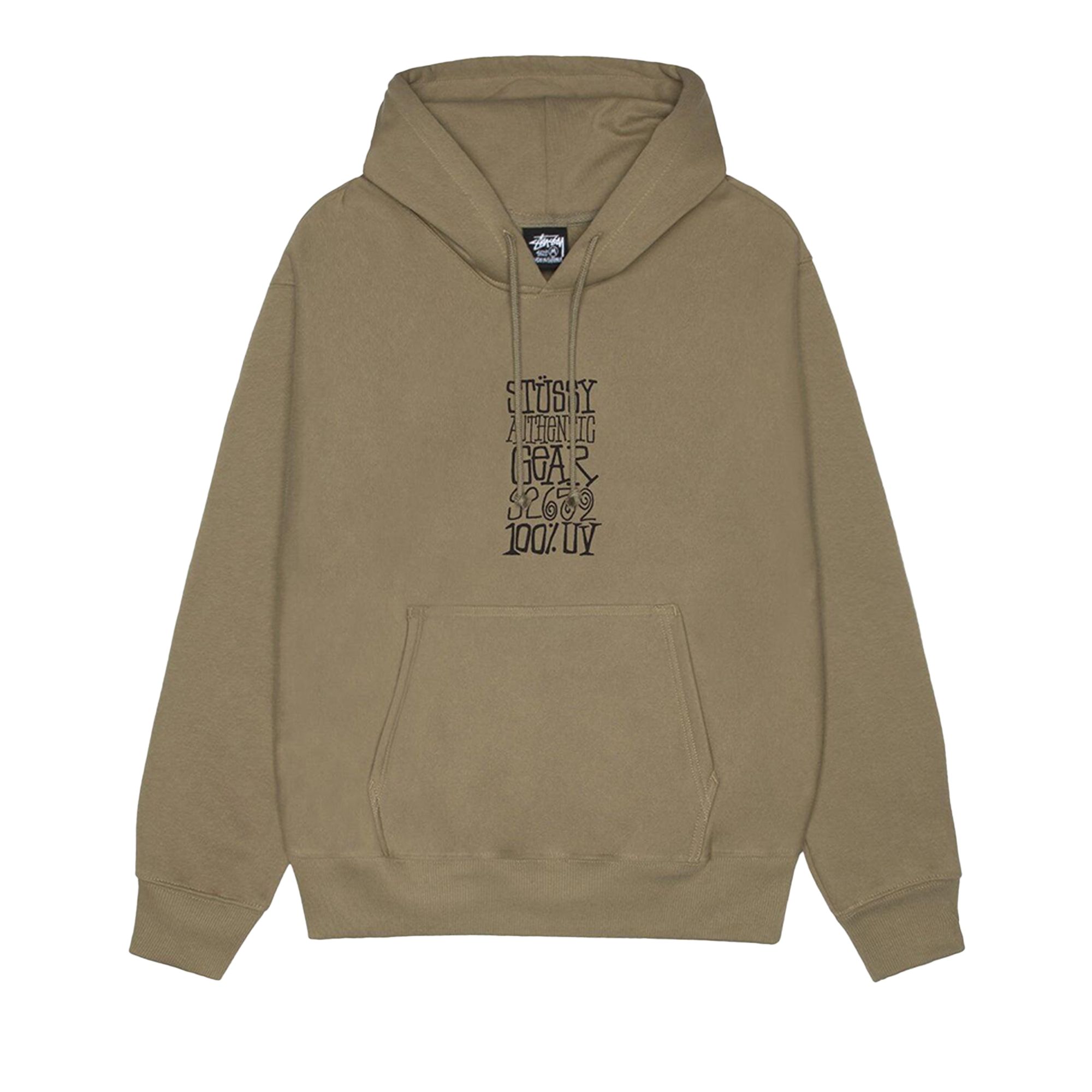 Pre-owned Stussy Authentic Gear Hoodie 'army' | Green | Men's Size M