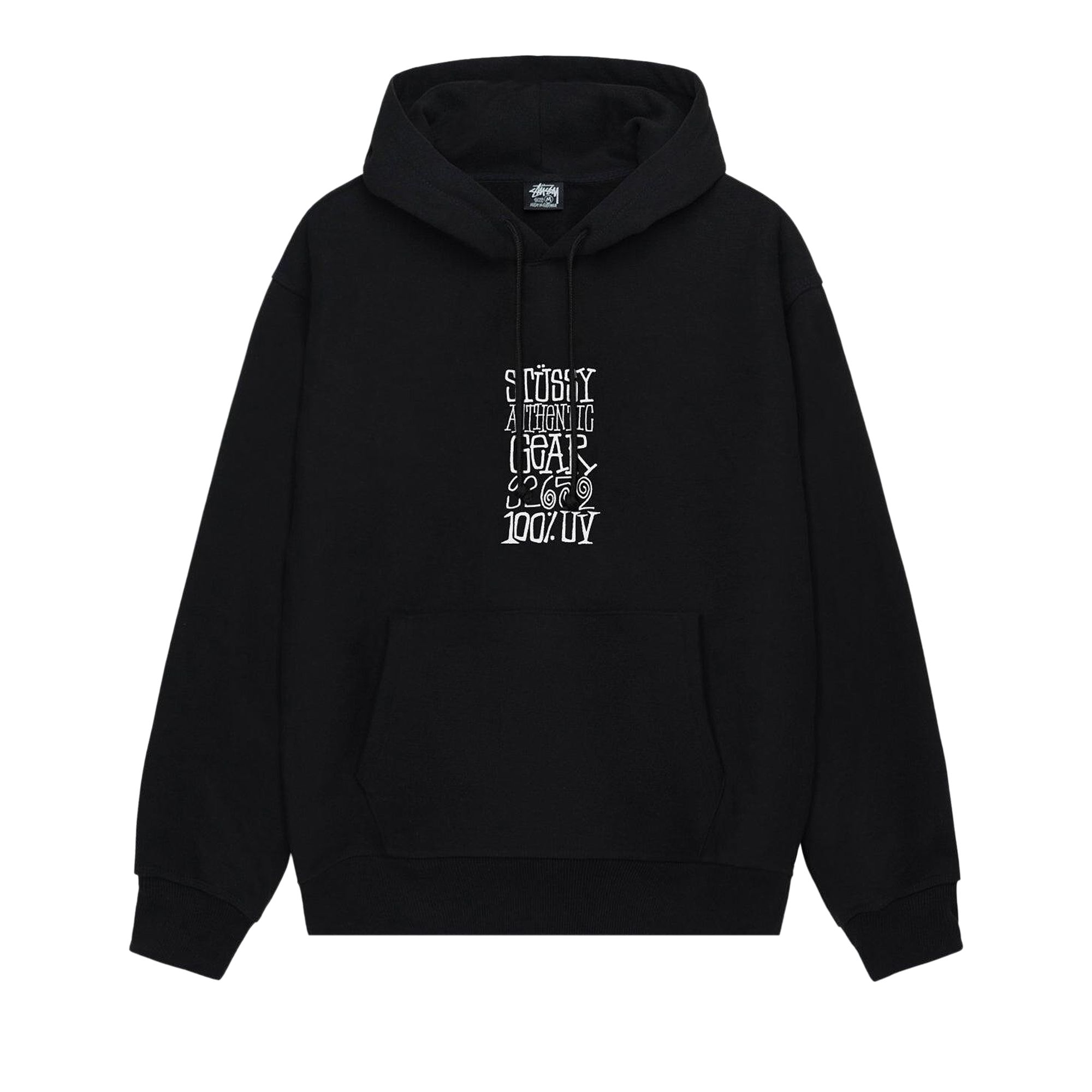 Pre-owned Stussy Authentic Gear Hoodie 'black' | Men's Size M