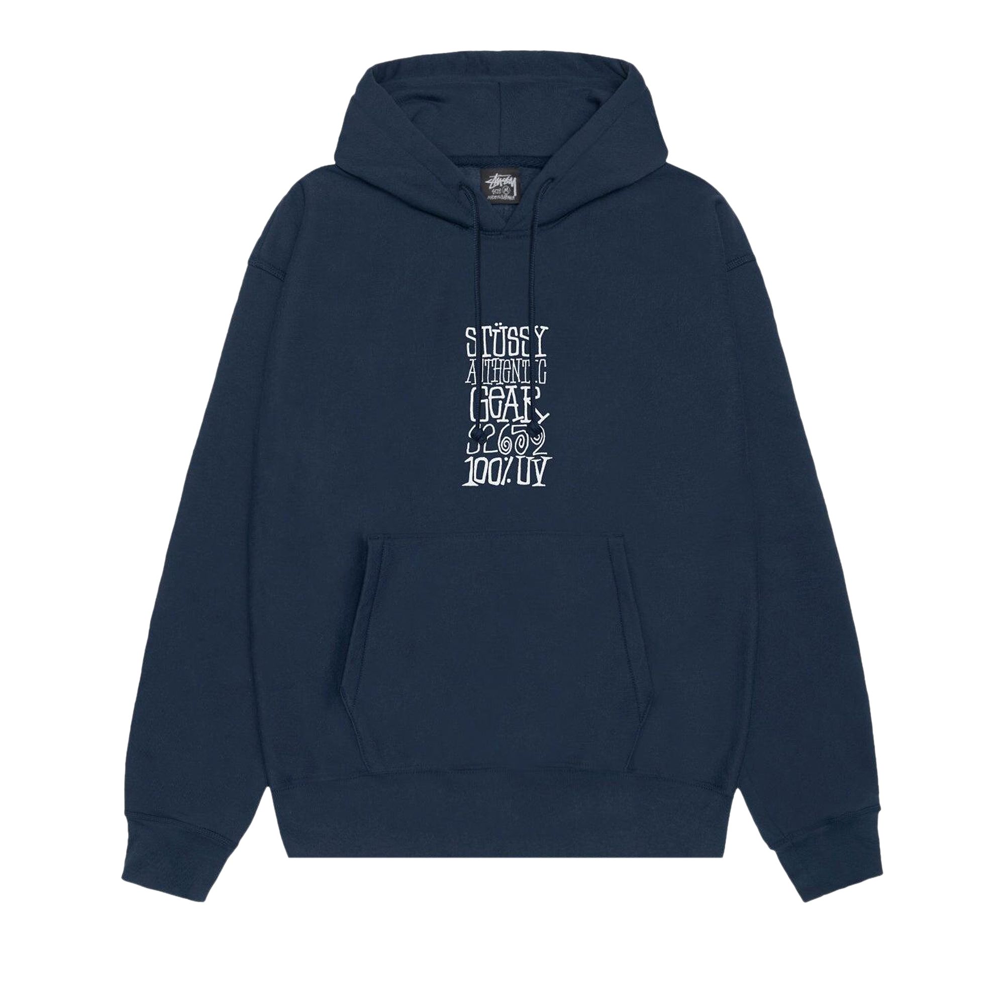 Pre-owned Stussy Authentic Gear Hoodie 'navy' | Blue | Men's Size M