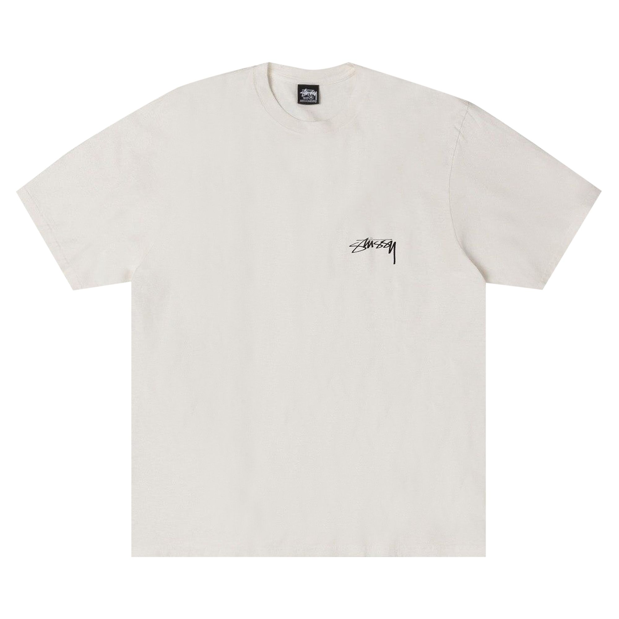 Pre-owned Stussy Serpent Tee Pigment Dyed 'natural' | Cream | Men's Size L In White