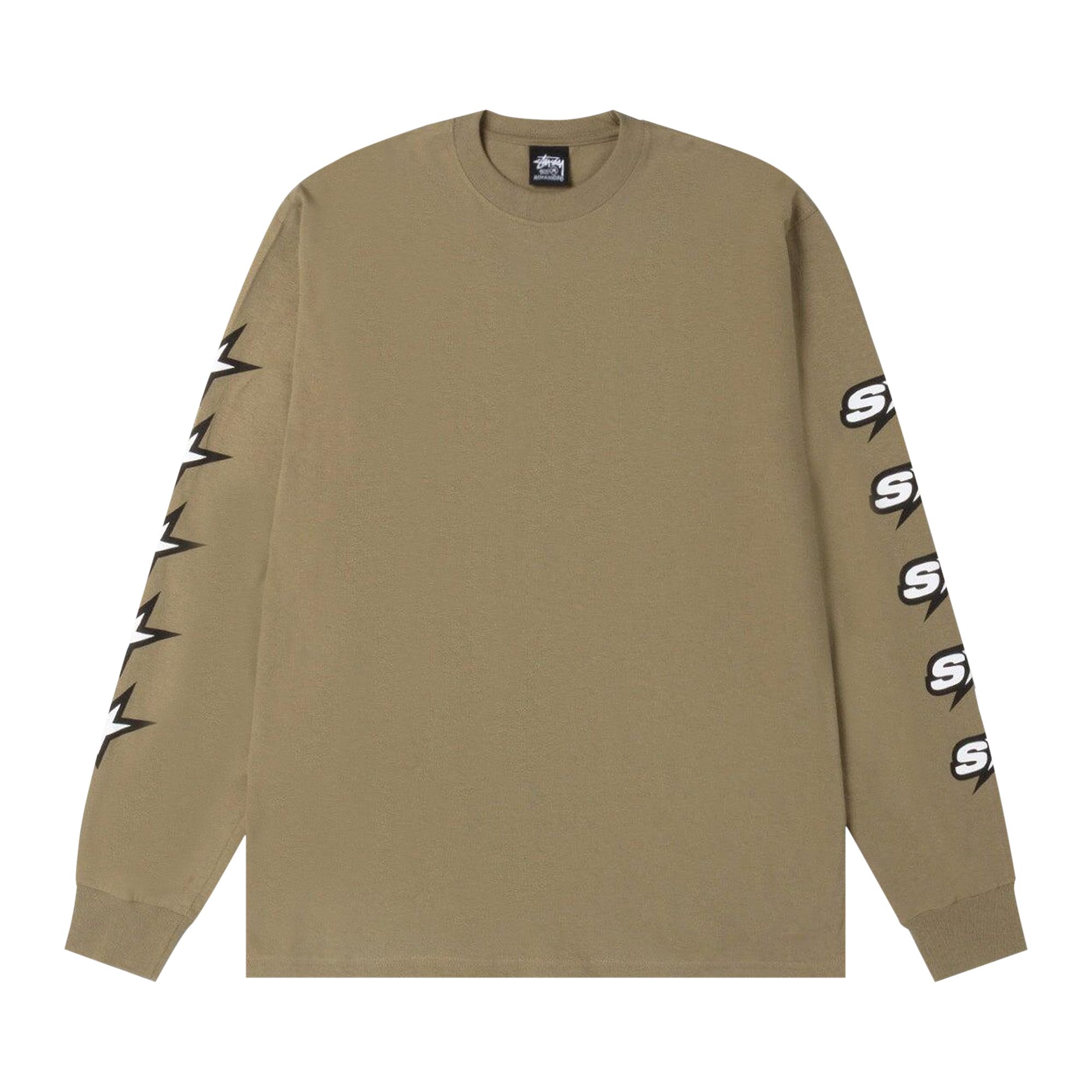 Pre-owned Stussy Speedway Long-sleeve Tee 'army' | Green | Men's Size Xl