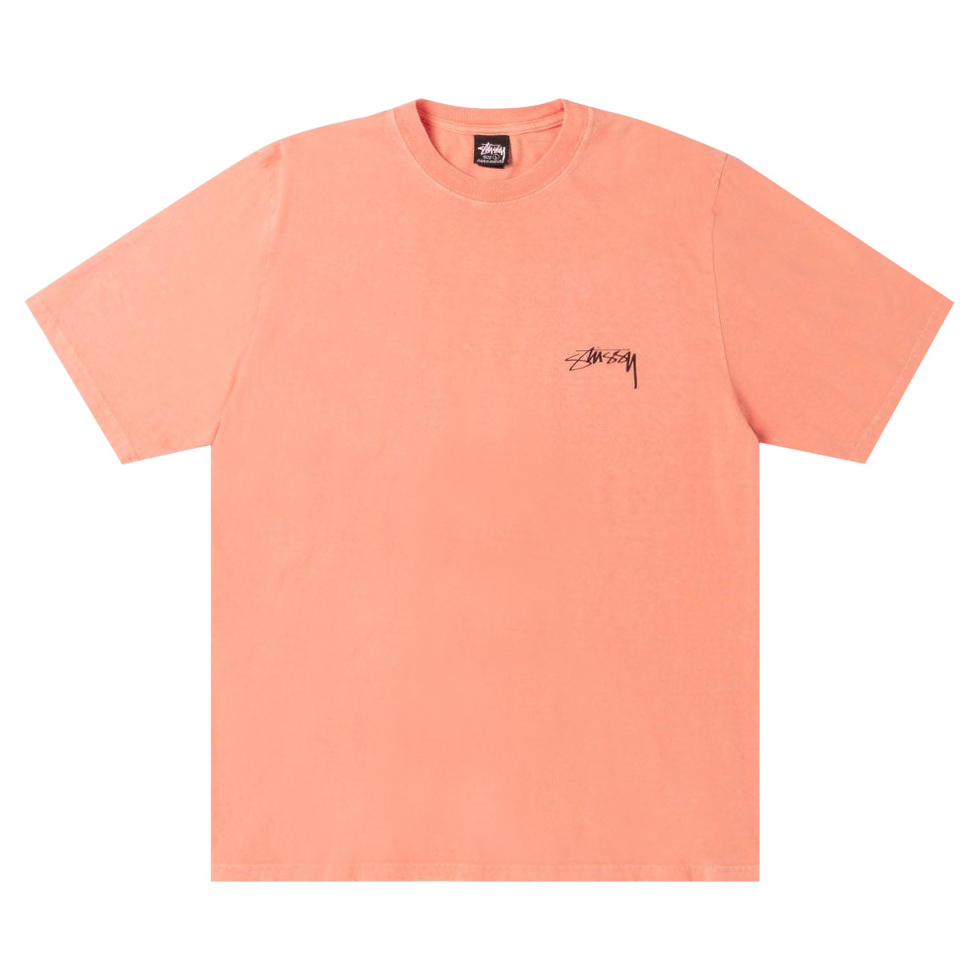 Pre-owned Stussy Serpent Tee Pigment Dyed 'sherbert' | Orange | Men's Size S