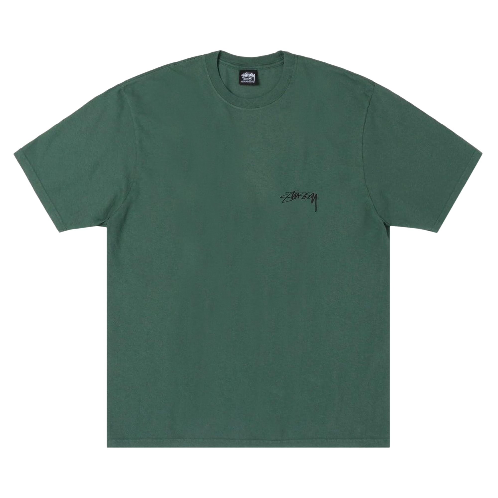 Pre-owned Stussy Serpent Tee Pigment Dyed 'pine' | Green | Men's Size M