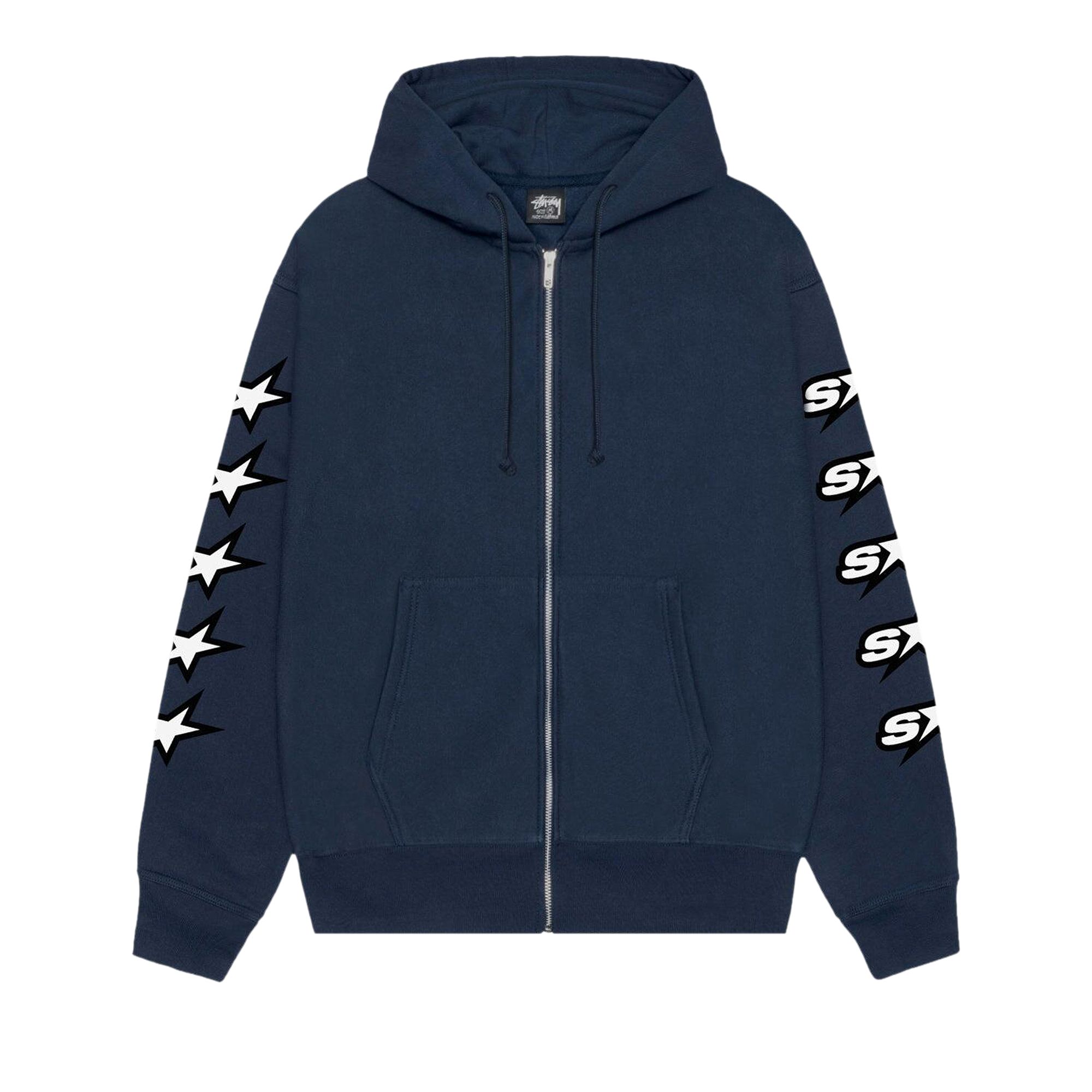 Pre-owned Stussy Speedway Zip Hoodie 'navy' | Blue | Men's Size S