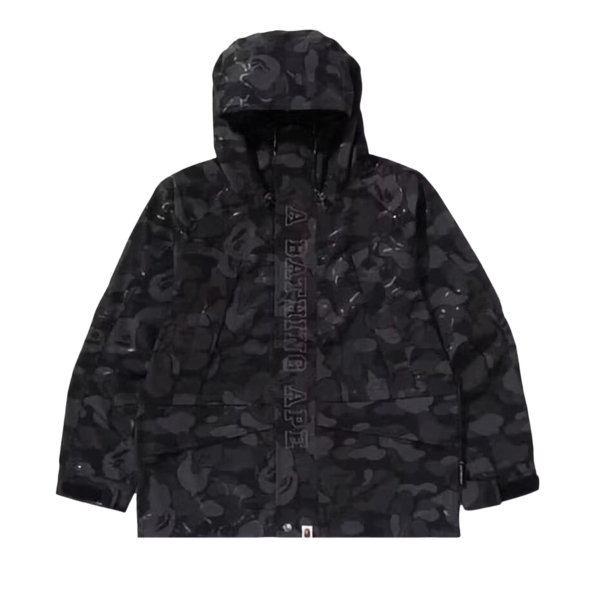 Pre-owned Bape 1st Camo Snowboard Jacket 'black' | Men's Size S