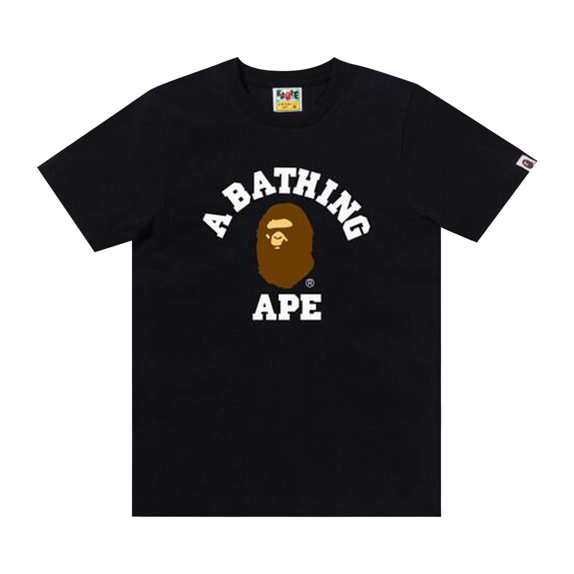 Pre-owned Bape College Tee 'black' | Women's Size S