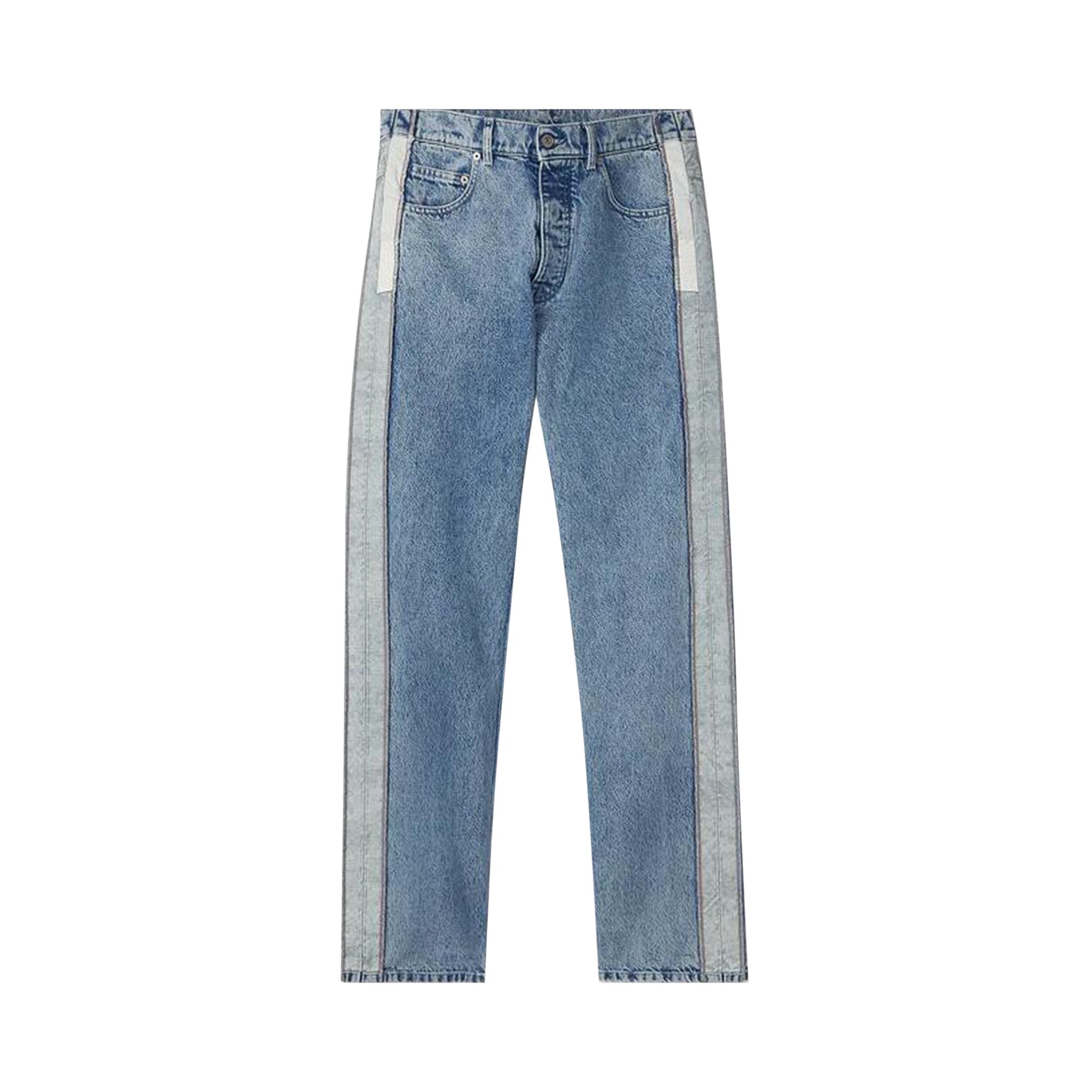 Pre-owned Mm6 Maison Margiela 5 Pockets Denim Pants 'medium Blue' | Men's Size 30