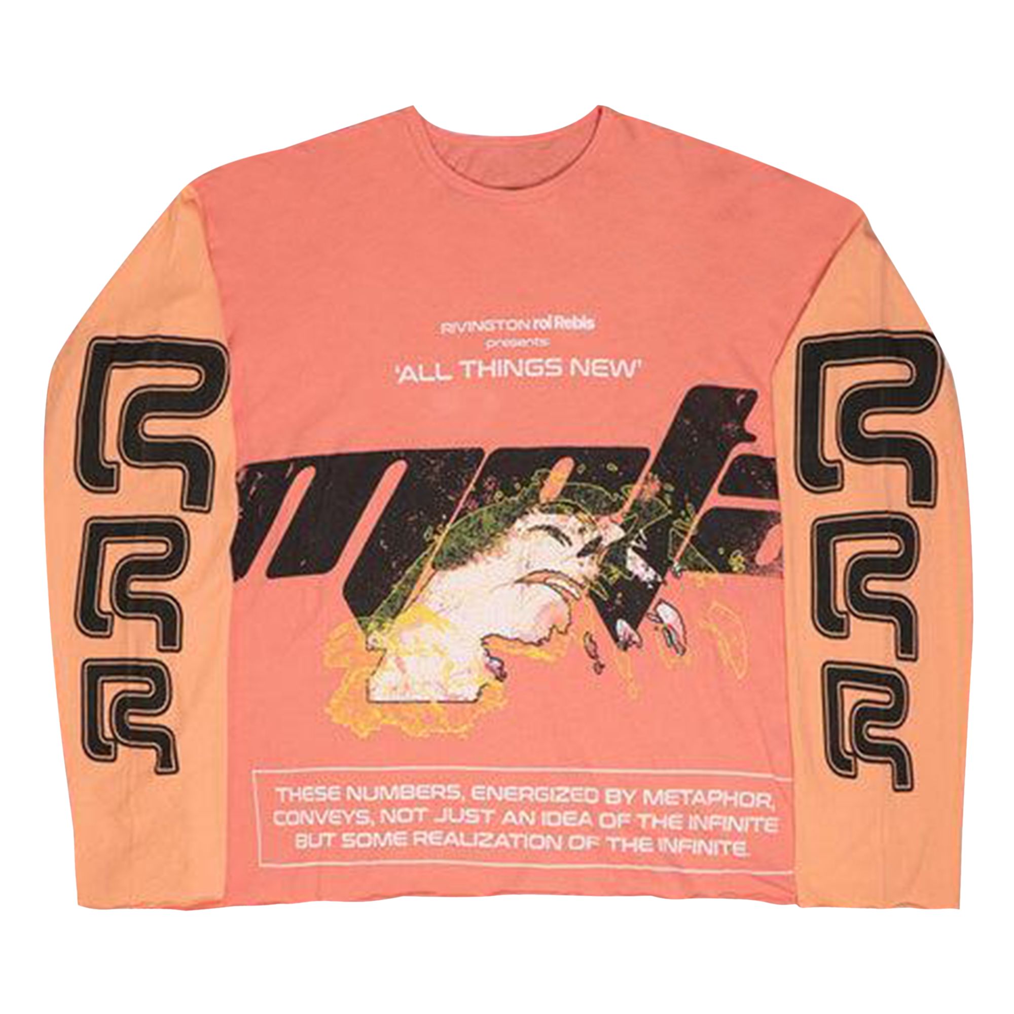 Pre-owned Rivington Roi Rebis All Things New Enemy Long Sleeve Tee 'meta Red' | Men's Size M