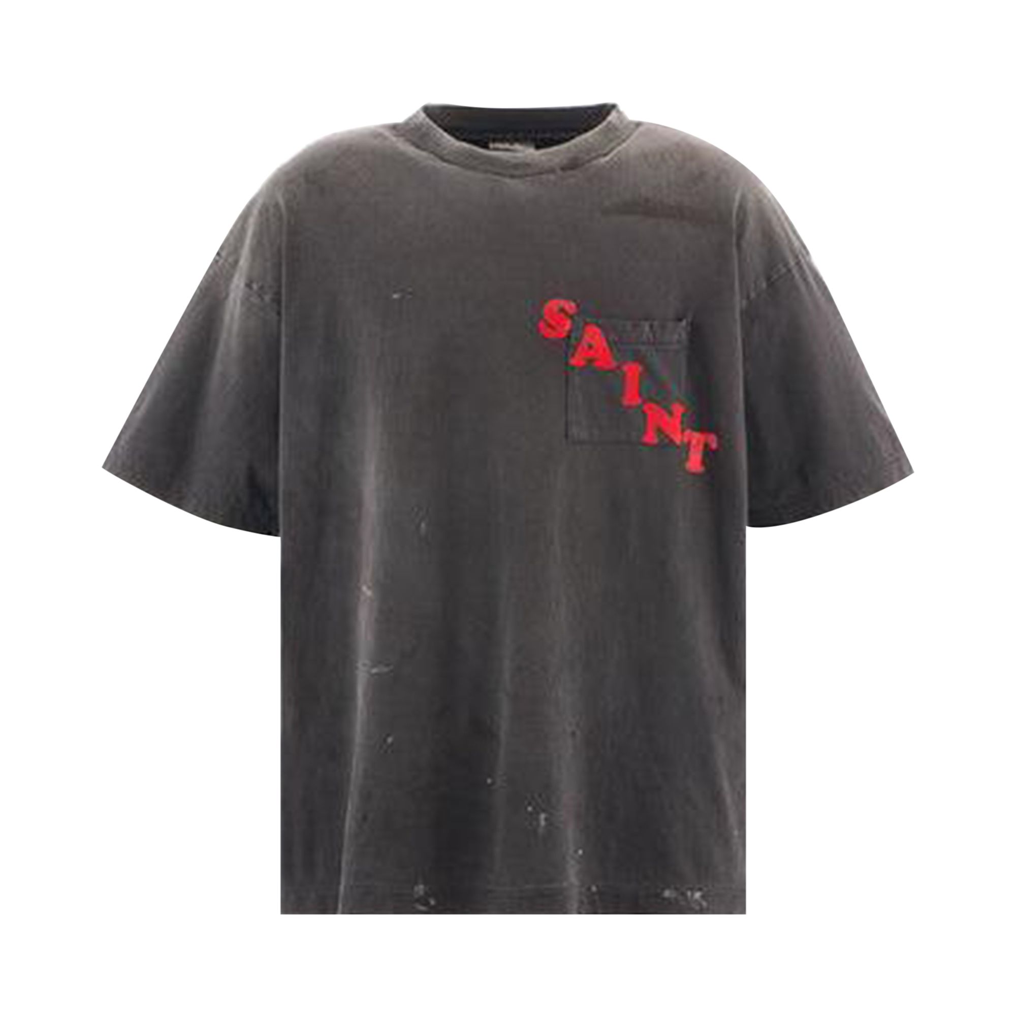 Pre-owned Saint Mxxxxxx Pocket Short Sleeve Tee 'black' | Men's Size L