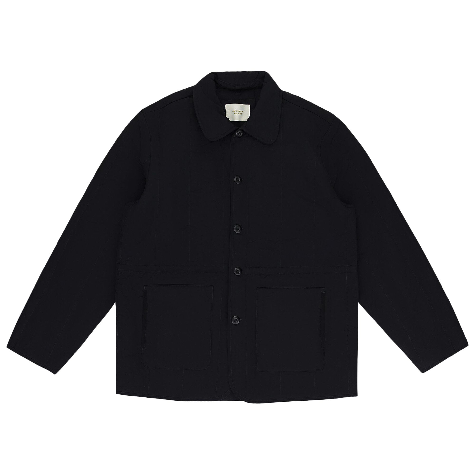 Pre-owned Aimé Leon Dore Lightweight Filled Work Jacket 'jet Black' | Men's Size L