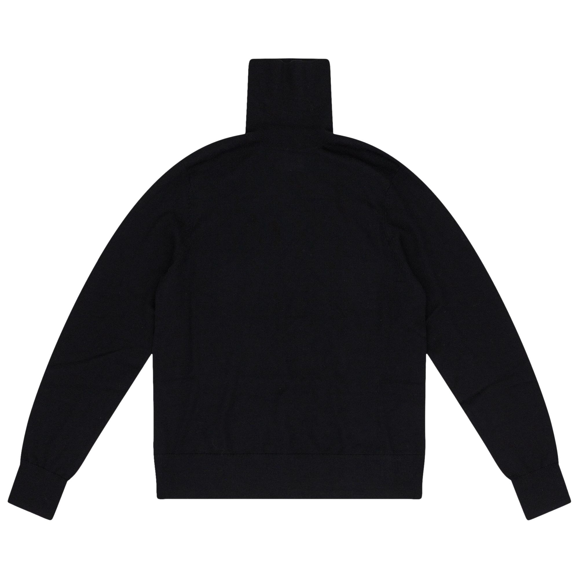 Pre-owned Aimé Leon Dore Merino Wool Turtleneck Sweater 'jet Black' | Men's Size Xs