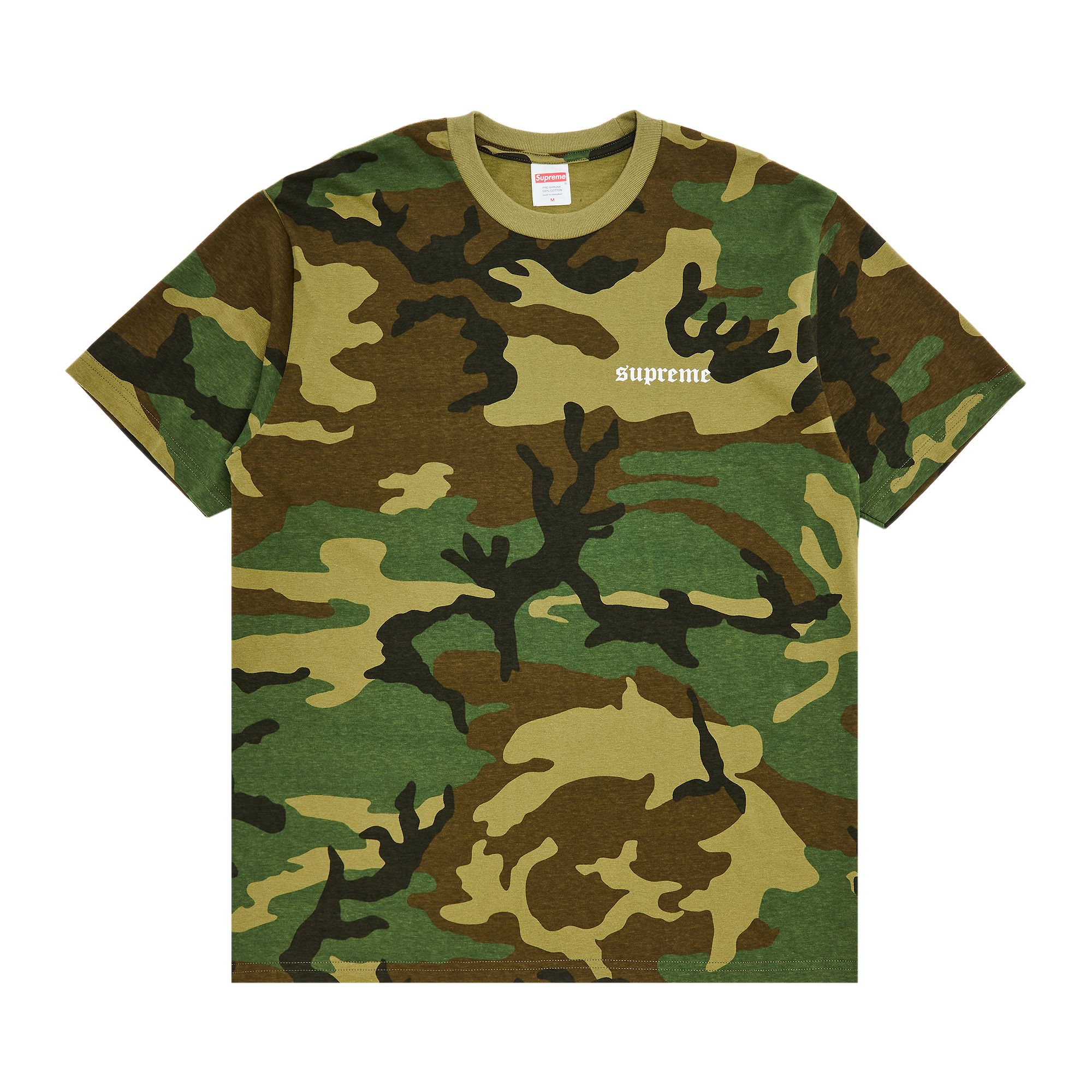 Pre-owned Supreme Target Tee 'woodland Camo' | Multi-color | Men's Size S