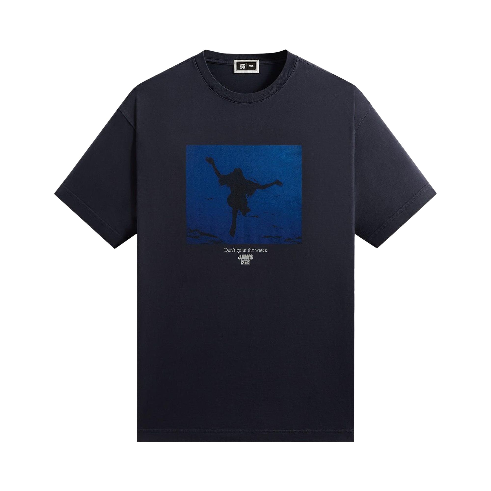 Pre-owned Kith For Jaws Quote Vintage Tee 'nocturnal' | Black | Men's Size L