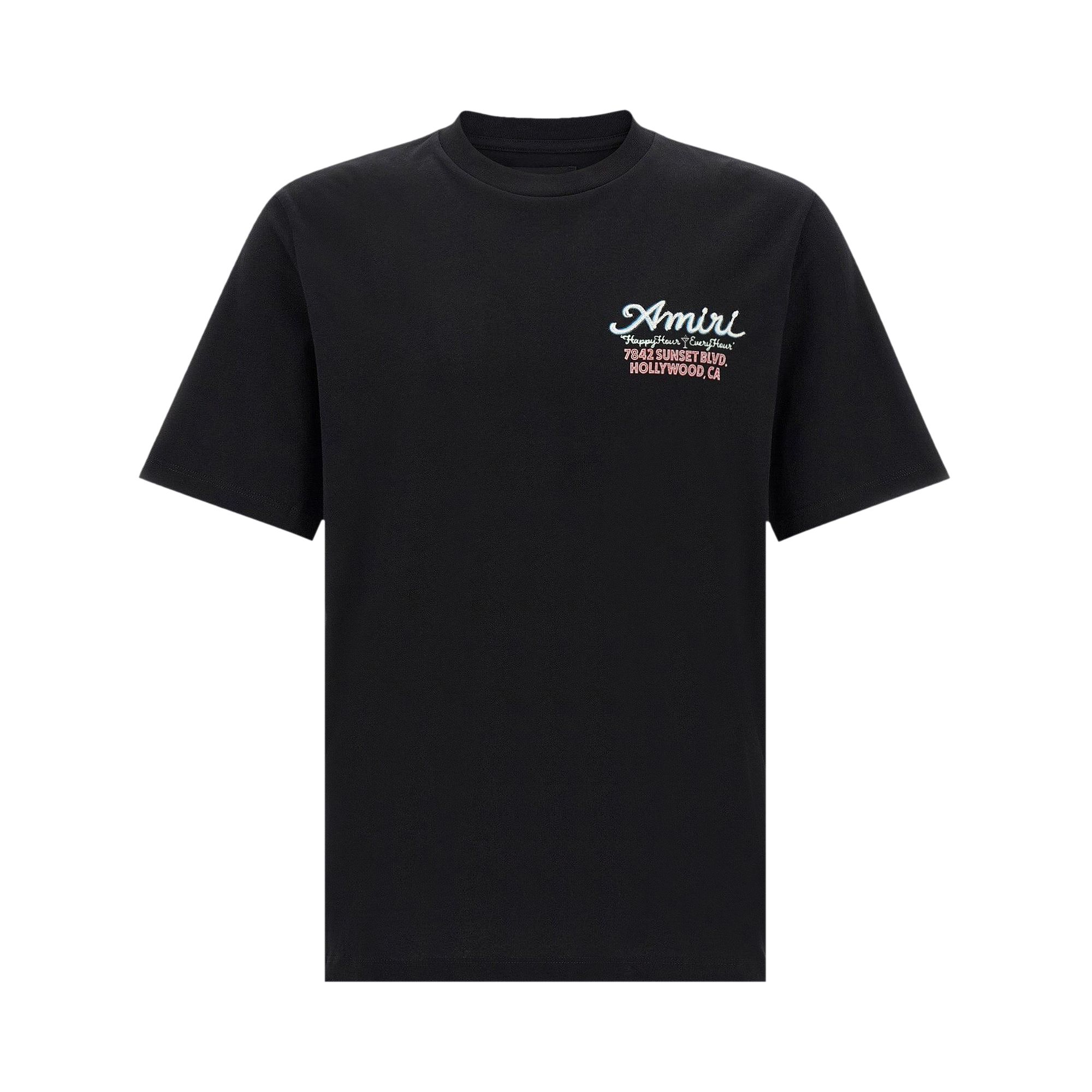 Pre-owned Amiri Neon Lights Oversized Tee 'black' | Men's Size Xl