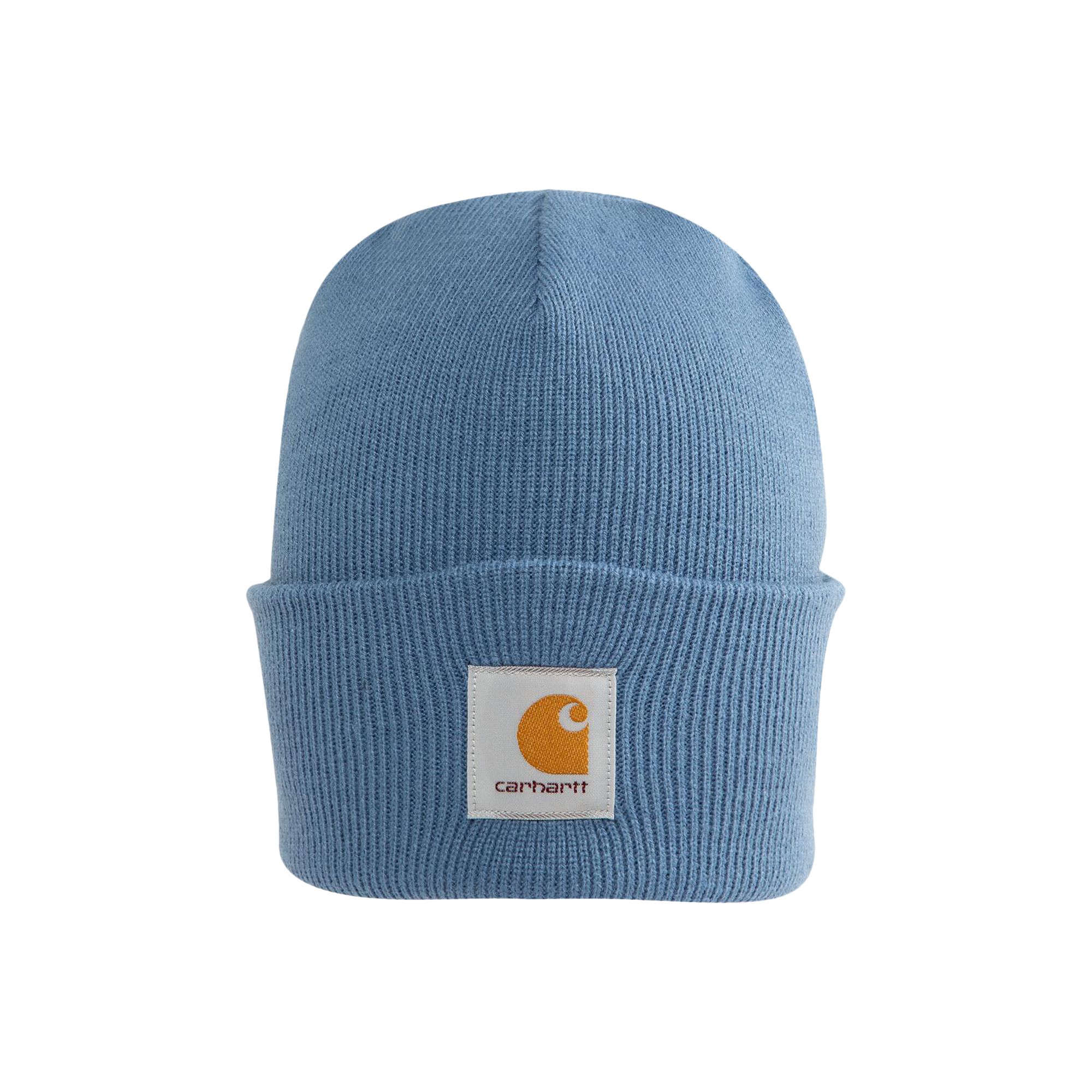 Pre-owned Carhartt Wip Acrylic Watch Hat 'deep Lagoon' | Blue | Men's Size Onesize